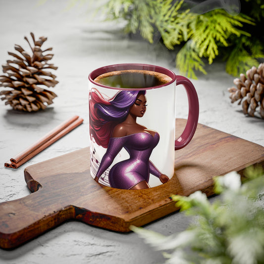 B M.D Colorful Artistic Mugs, Unique Black-Owned Gifts, Coffee Lover's Dream, Home Decor, Birthday Gift