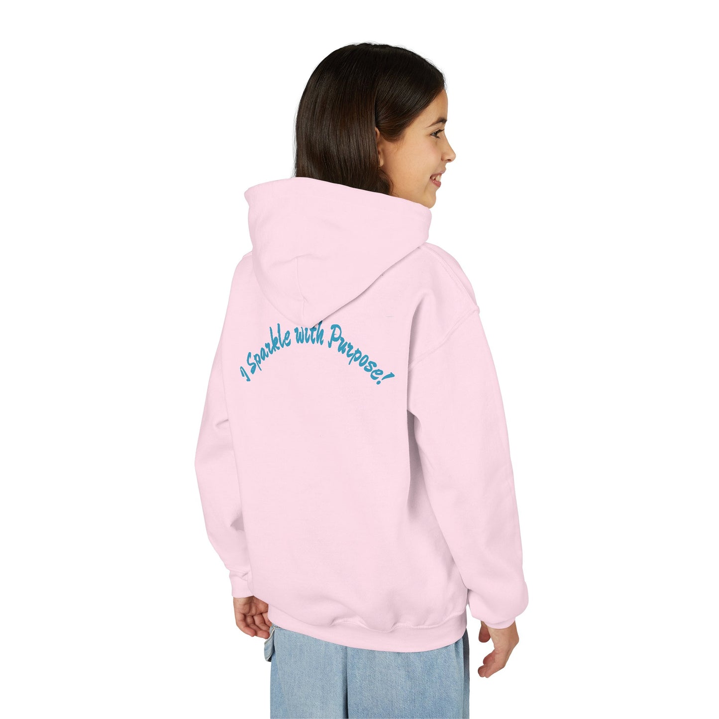 B.M.D Whimsical Unicorn Youth Hoodie, Adorable Kids Sweatshirt, Perfect for Birthdays, Gift for Unicorn Lovers, Cozy Pullover
