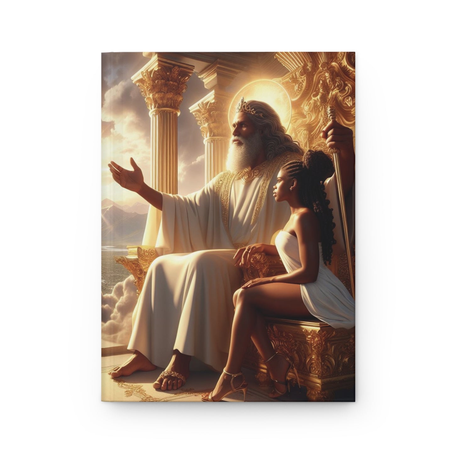 B.M.D God and Me Majestic Hardcover Journal for Creatives, Inspiration Journal, Gift for Writers, Artistic Notebook, Meditation and Reflection (pic 3)