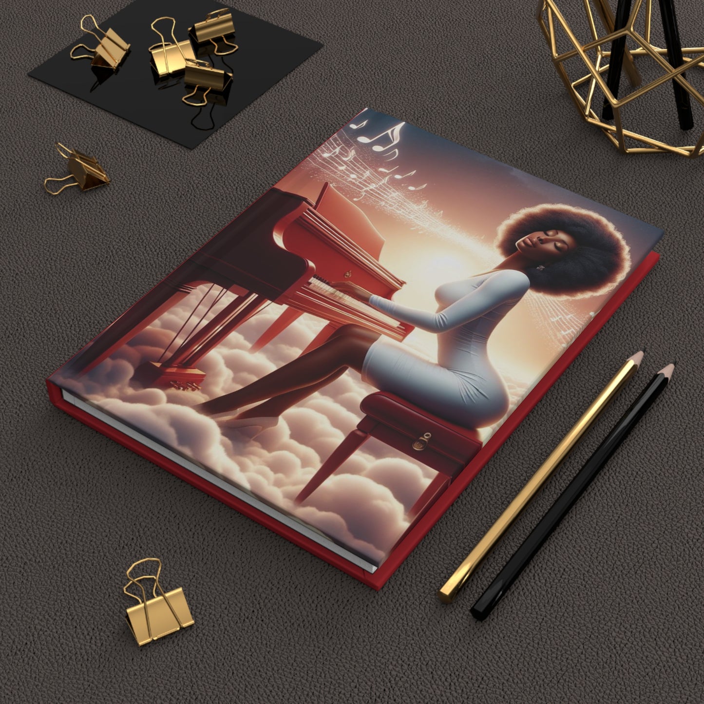B.M.D Musician's Dream Journal, Songwriter Notebook, Music Lover Diary, Composer Sketchbook, Musical Notepad, Piano Player Gift (pic 3)