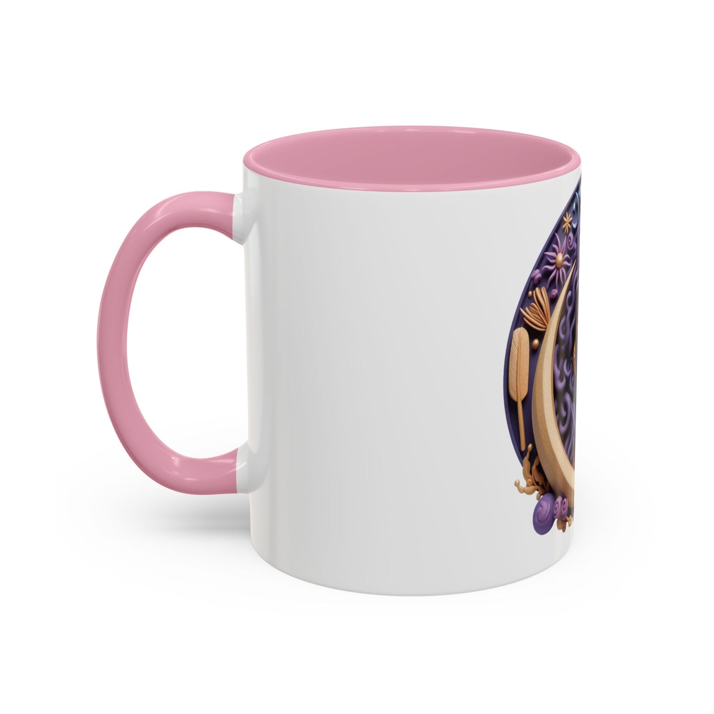 B.M.D Colorful Moon Goddess Mug - Bohemian Coffee Cup, Celestial Art Drinkware, Unique Gift for Her, Astrology Lover, 11oz & 15oz Varieties