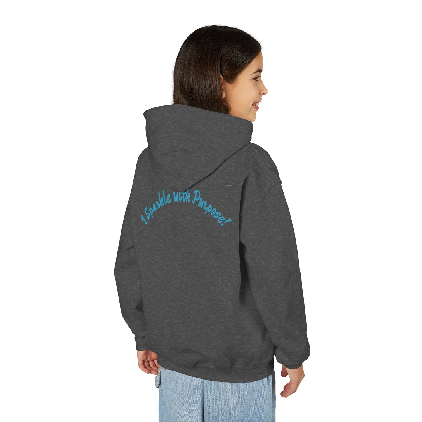 B.M.D Whimsical Unicorn Youth Hoodie, Adorable Kids Sweatshirt, Perfect for Birthdays, Gift for Unicorn Lovers, Cozy Pullover
