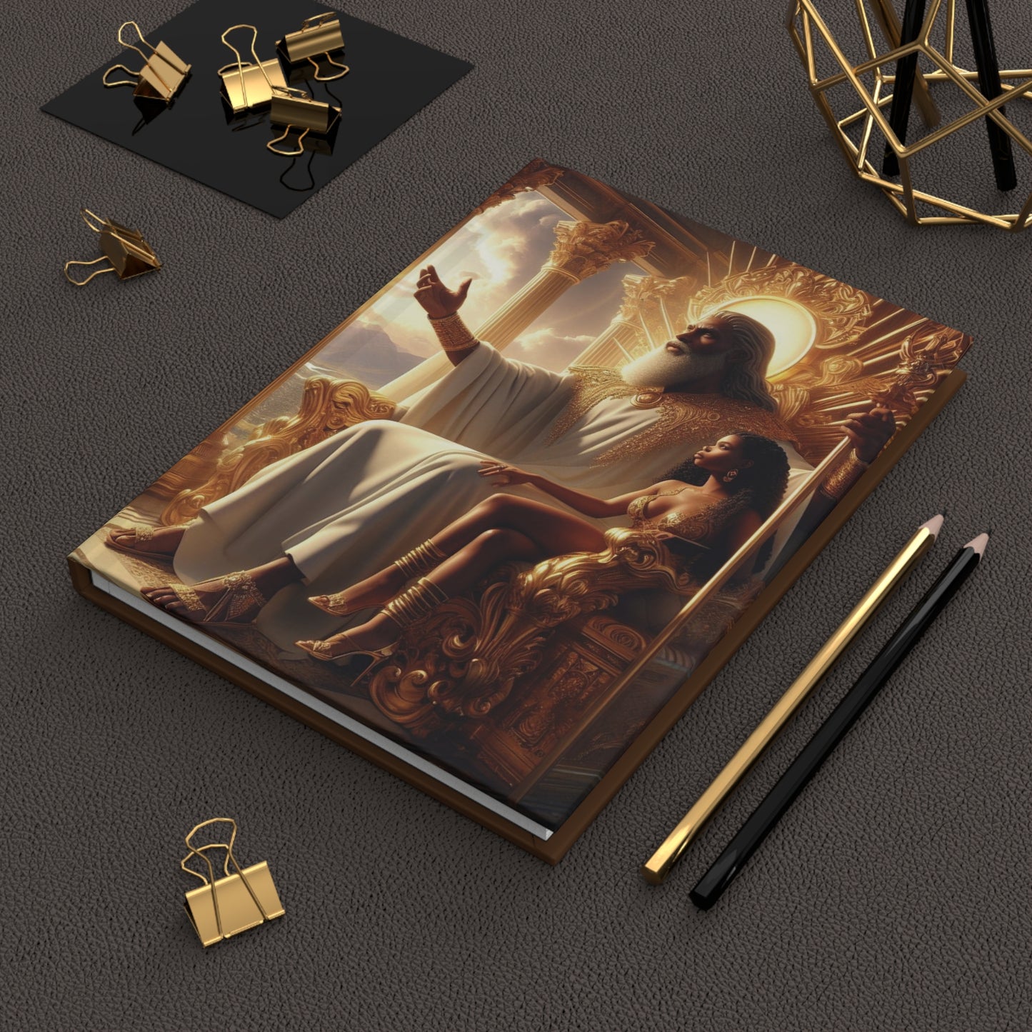 B.M.D God and Me Majestic Hardcover Journal for Creatives, Inspiration Journal, Gift for Writers, Artistic Notebook, Meditation and Reflection (pic 2)