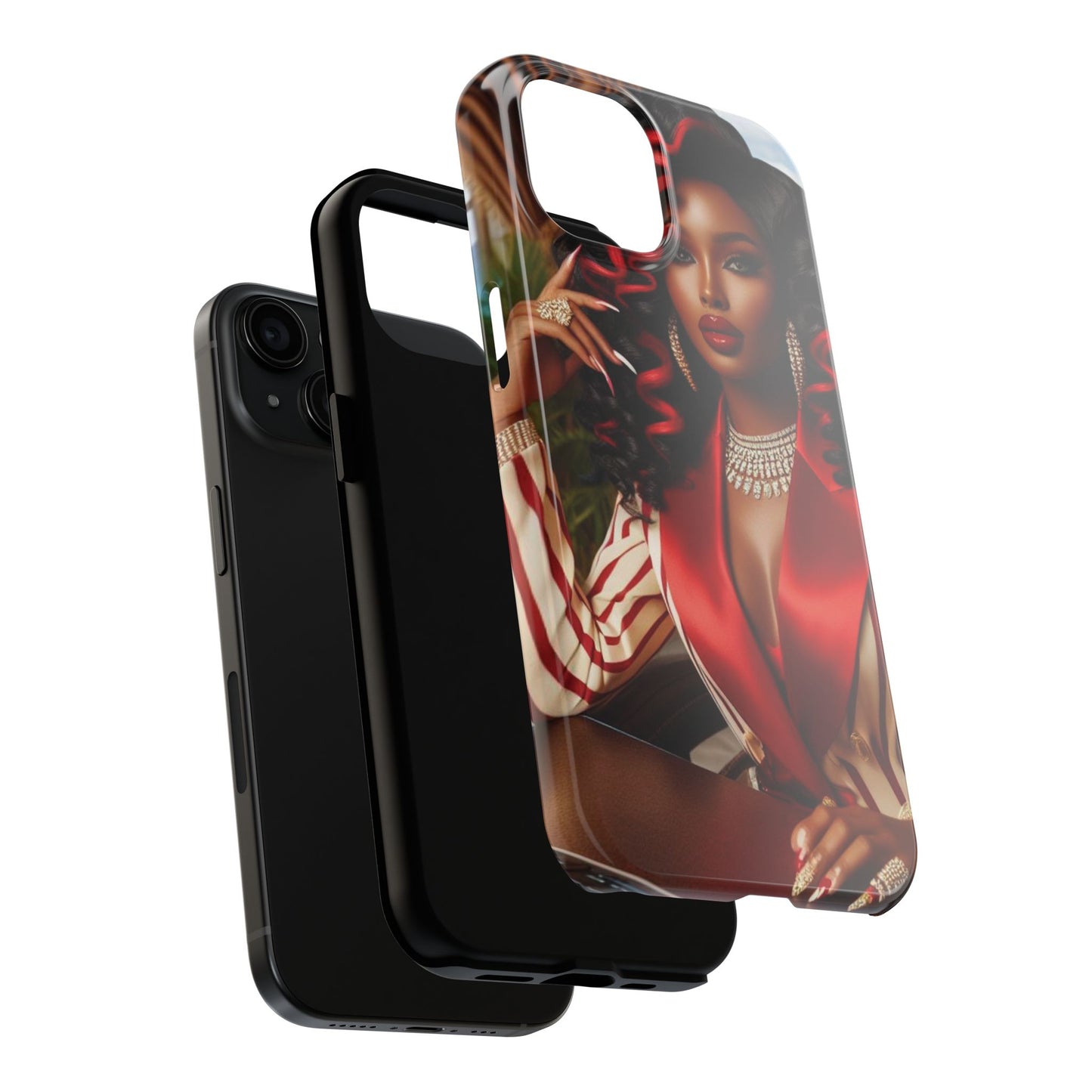 B.M.D Boss Babe Tough Phone Cases, Stylish Protective Cover, Strong Smartphone Case, Girl Boss Gift, Empowerment Accessories