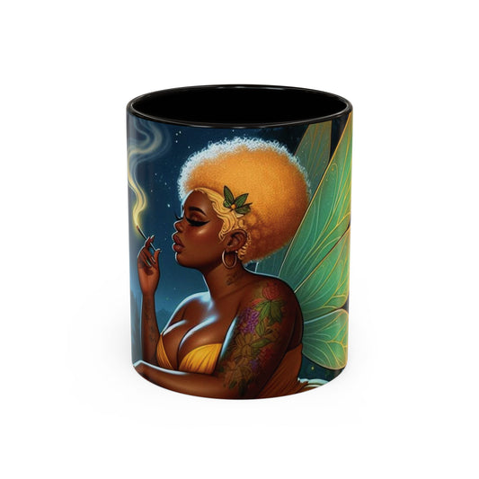 B M.D Colorful Fairy Design Mugs | Enchanted Coffee Mug, Gift for Fantasy Lovers, Unique Home Decor, Magical Drinkware, Butterfly Art