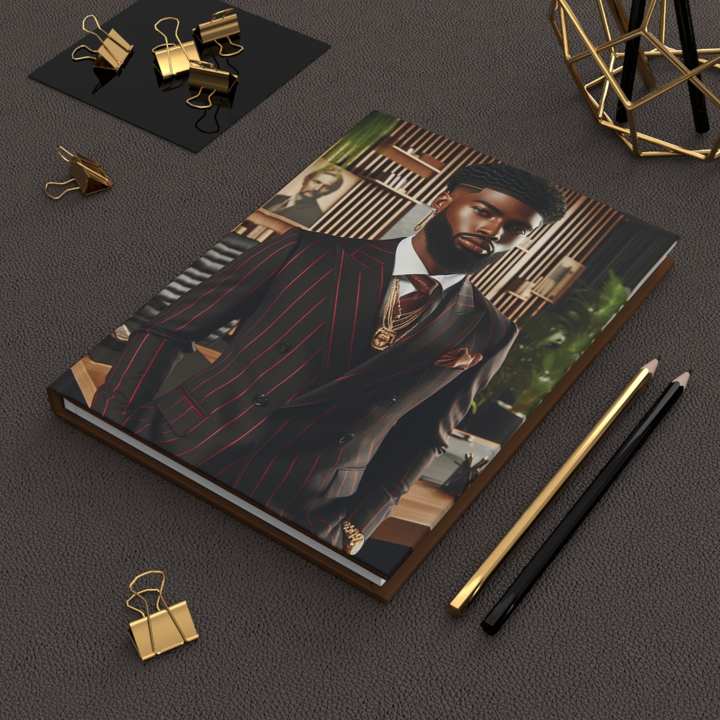 B.M.D Elegant Hardcover Journal for Thoughtful Reflections (men's edition) | Ideal Gift for Writers, Students, and Professionals