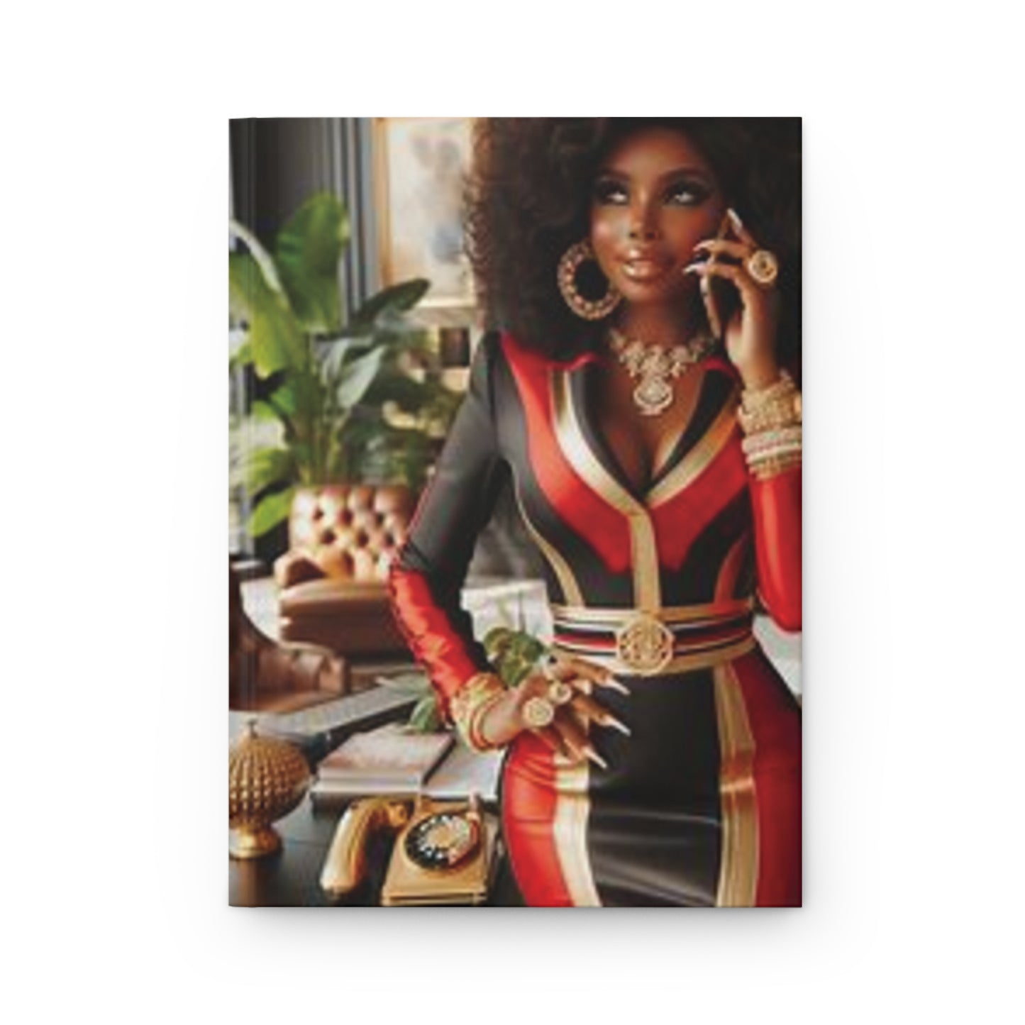 B.M.D Hardcover Journal Matte, Boss Queen Office Work, Empowerment Notebook, Professional Planner, Girl Boss Diary, Boss Lady Journal, Women