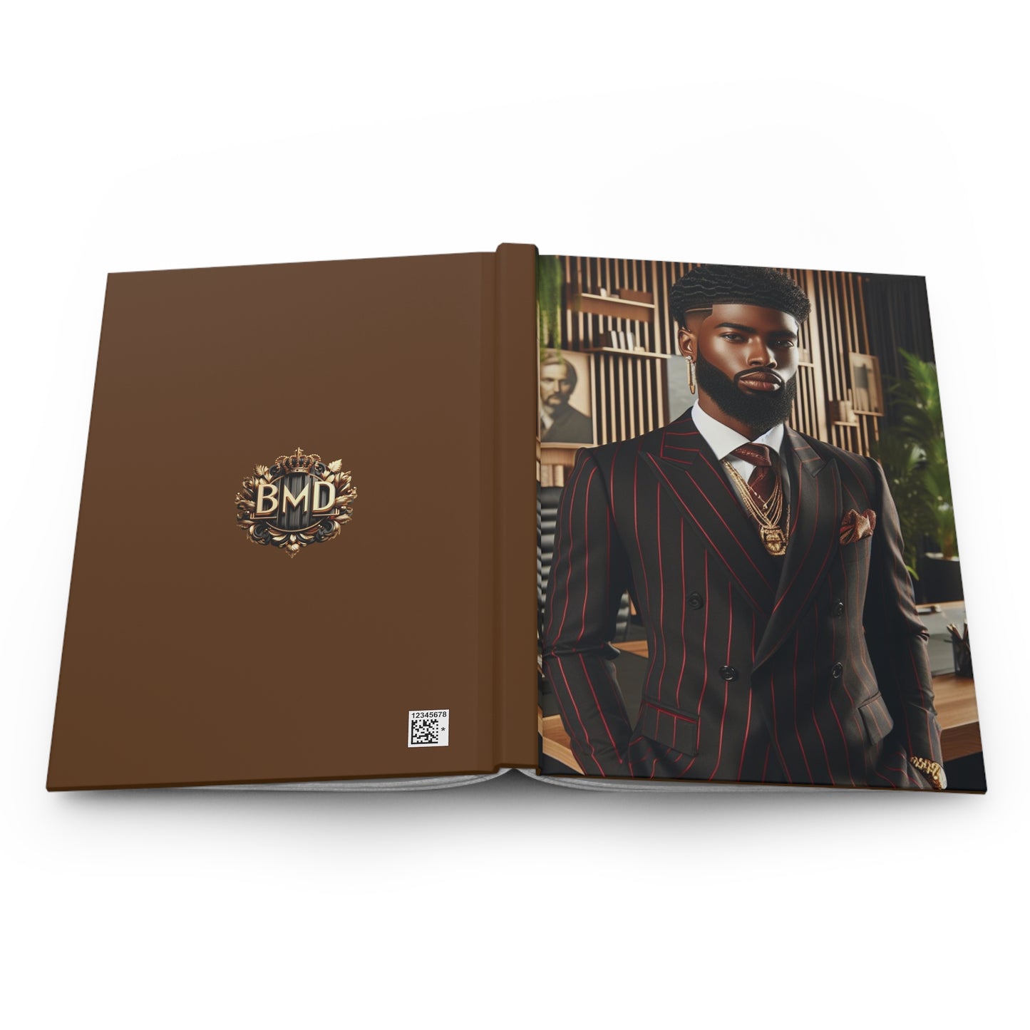 B.M.D Elegant Hardcover Journal for Thoughtful Reflections (men's edition) | Ideal Gift for Writers, Students, and Professionals