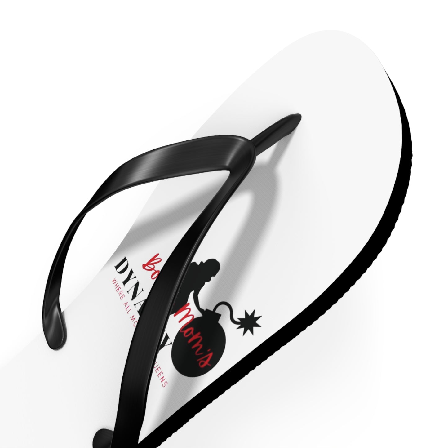 B.M.D Beach Dynasty Flip Flops, Summer Footwear, Casual Sandals, Vacation Essentials, Cute Beach Wear, Poolside Accessories (red)