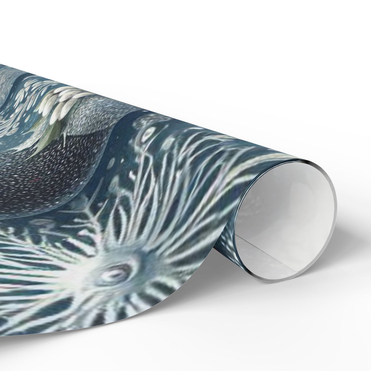 B.M.D Winter Snowman Wrapping Paper — Snowflake Holiday Gift Wrap