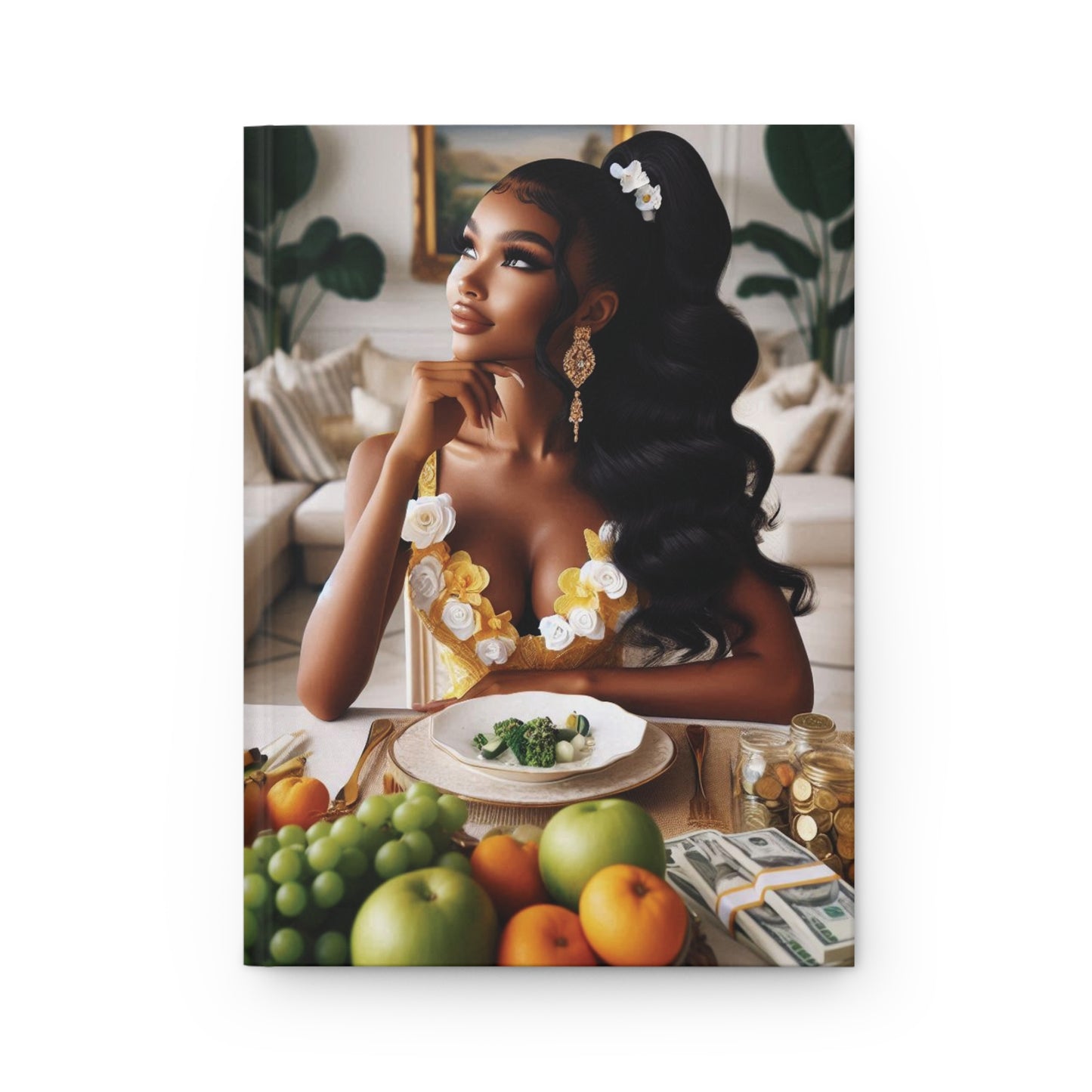 B.M.D Glamorous Hardcover Journal for Creative Souls | Elegant Note-taking, Fashion Inspiration, Gift for Writers, Journaling, Art & Design Lovers