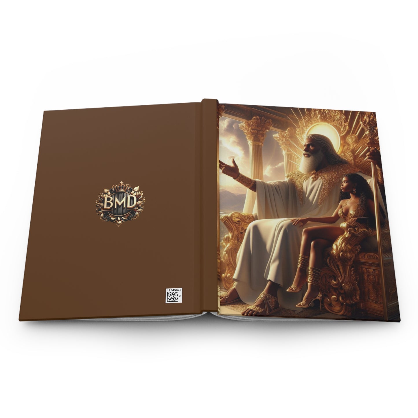 B.M.D God and Me Majestic Hardcover Journal for Creatives, Inspiration Journal, Gift for Writers, Artistic Notebook, Meditation and Reflection (pic 2)