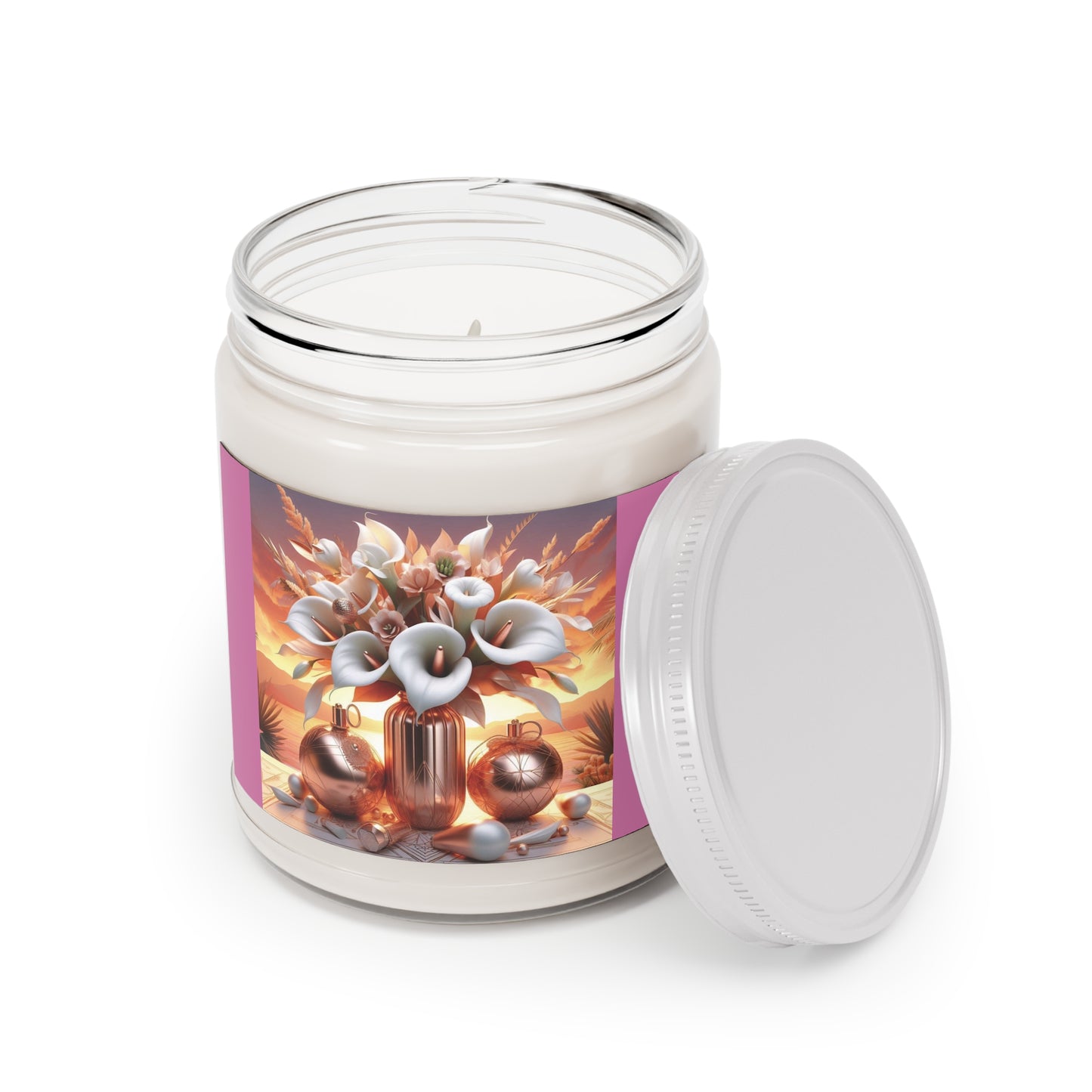 B.M.D Elegant Scented Soy Candles 9oz (3 short)