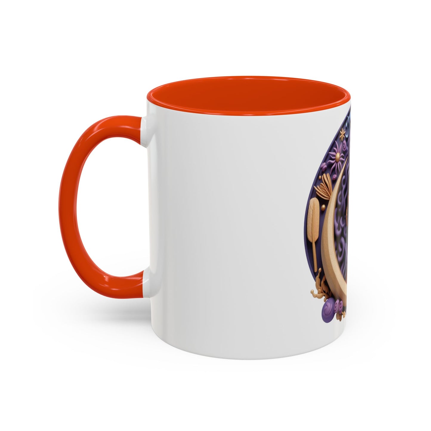 B.M.D Colorful Moon Goddess Mug - Bohemian Coffee Cup, Celestial Art Drinkware, Unique Gift for Her, Astrology Lover, 11oz & 15oz Varieties