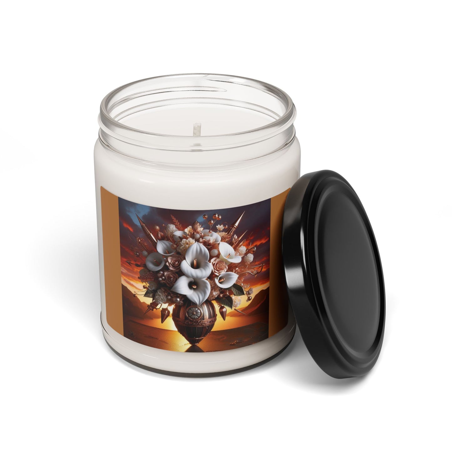 B.M.D Elegant Scented Soy Candle 9oz (2 short)