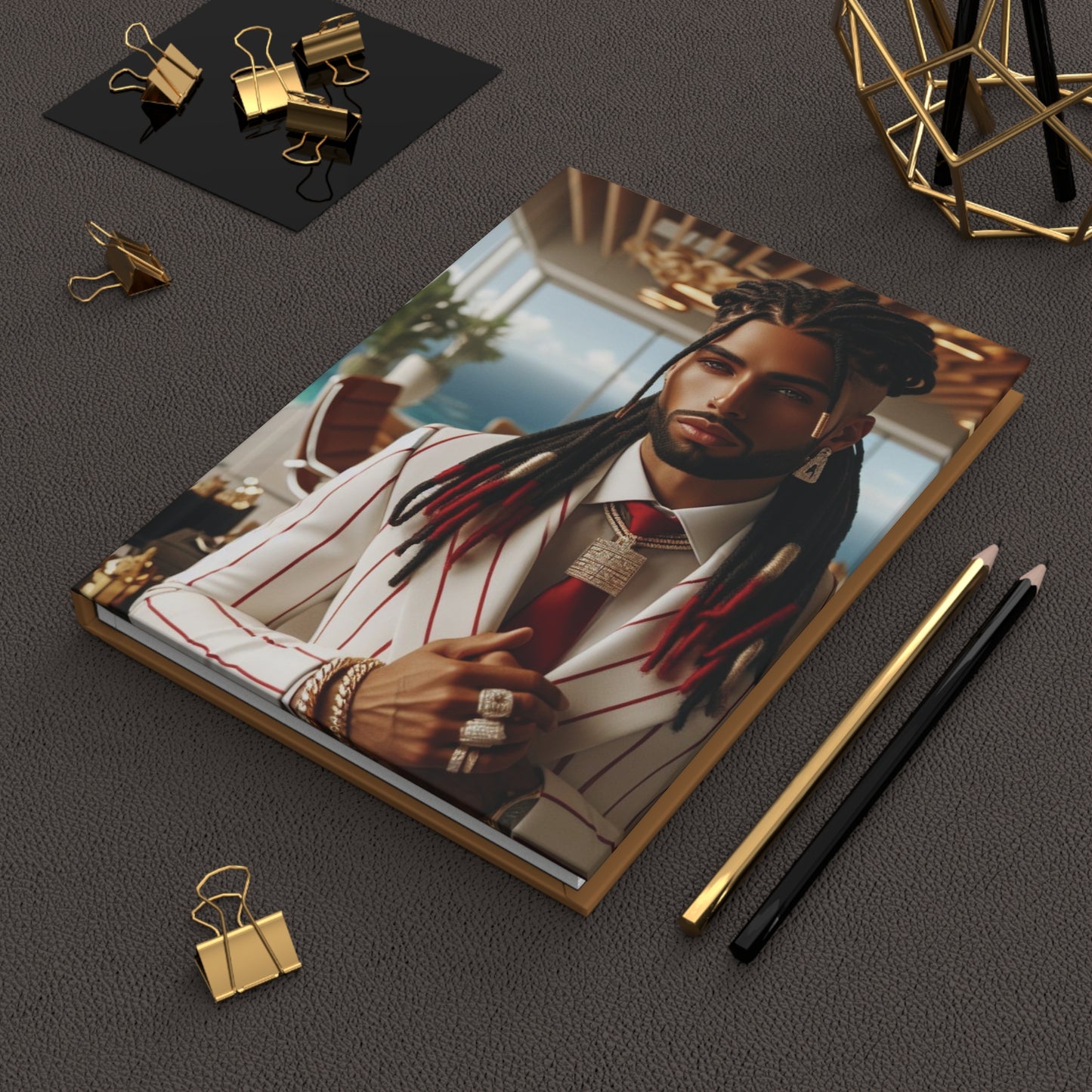 B.M.D Professional Hardcover Journal Matte, CEO Office Day Planner Notebook, Business Meeting Organizer, Executive Diary Writer Gift