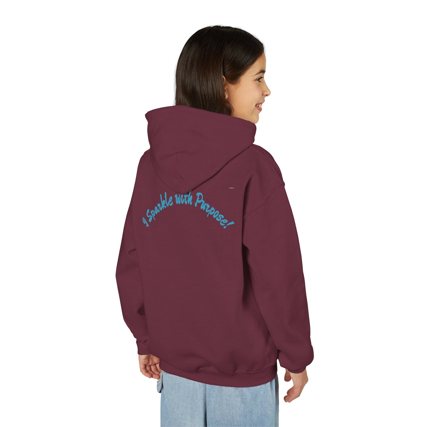 B.M.D Whimsical Unicorn Youth Hoodie, Adorable Kids Sweatshirt, Perfect for Birthdays, Gift for Unicorn Lovers, Cozy Pullover