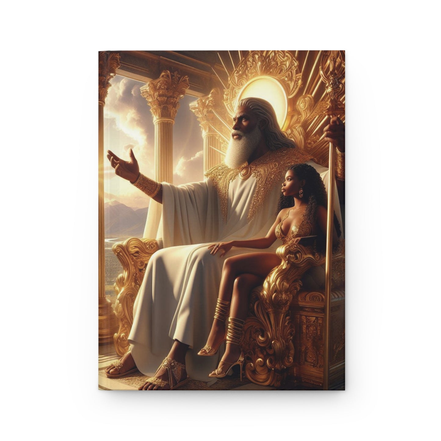 B.M.D God and Me Majestic Hardcover Journal for Creatives, Inspiration Journal, Gift for Writers, Artistic Notebook, Meditation and Reflection (pic 2)