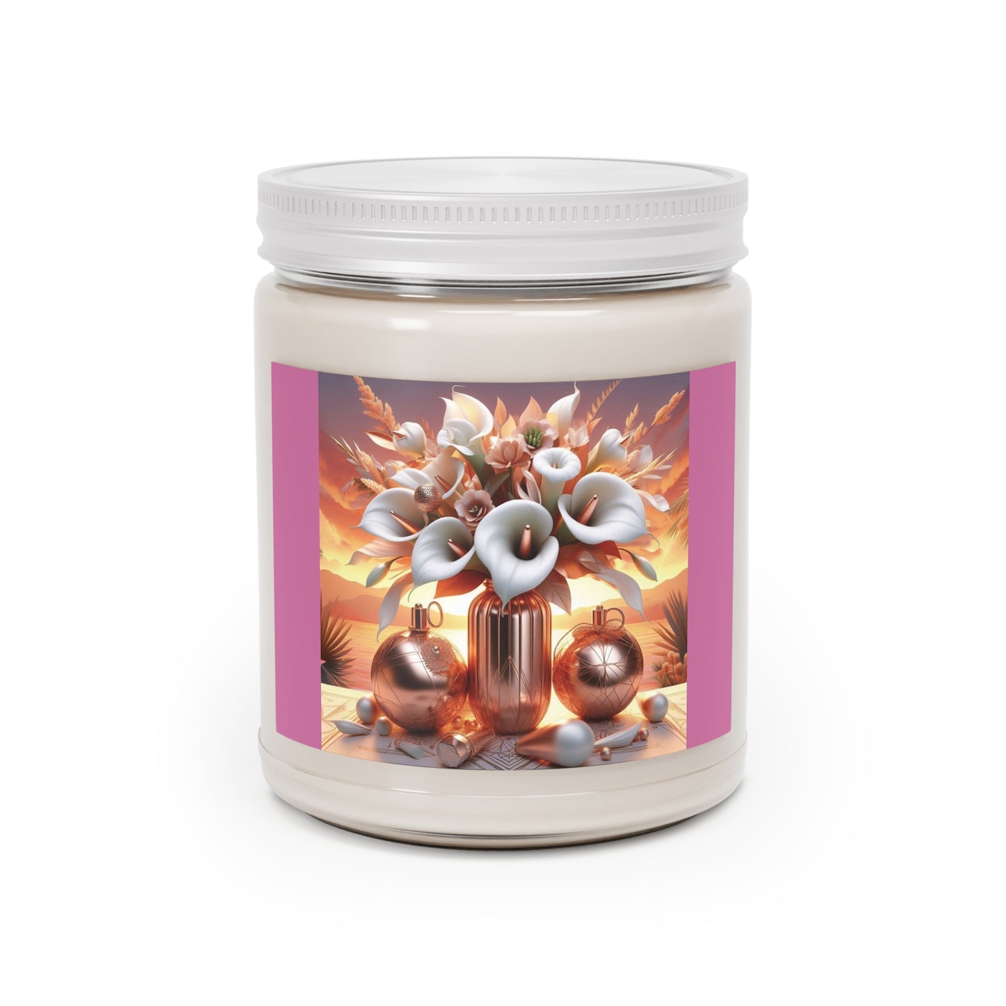 B.M.D Elegant Scented Soy Candles 9oz (3 short)