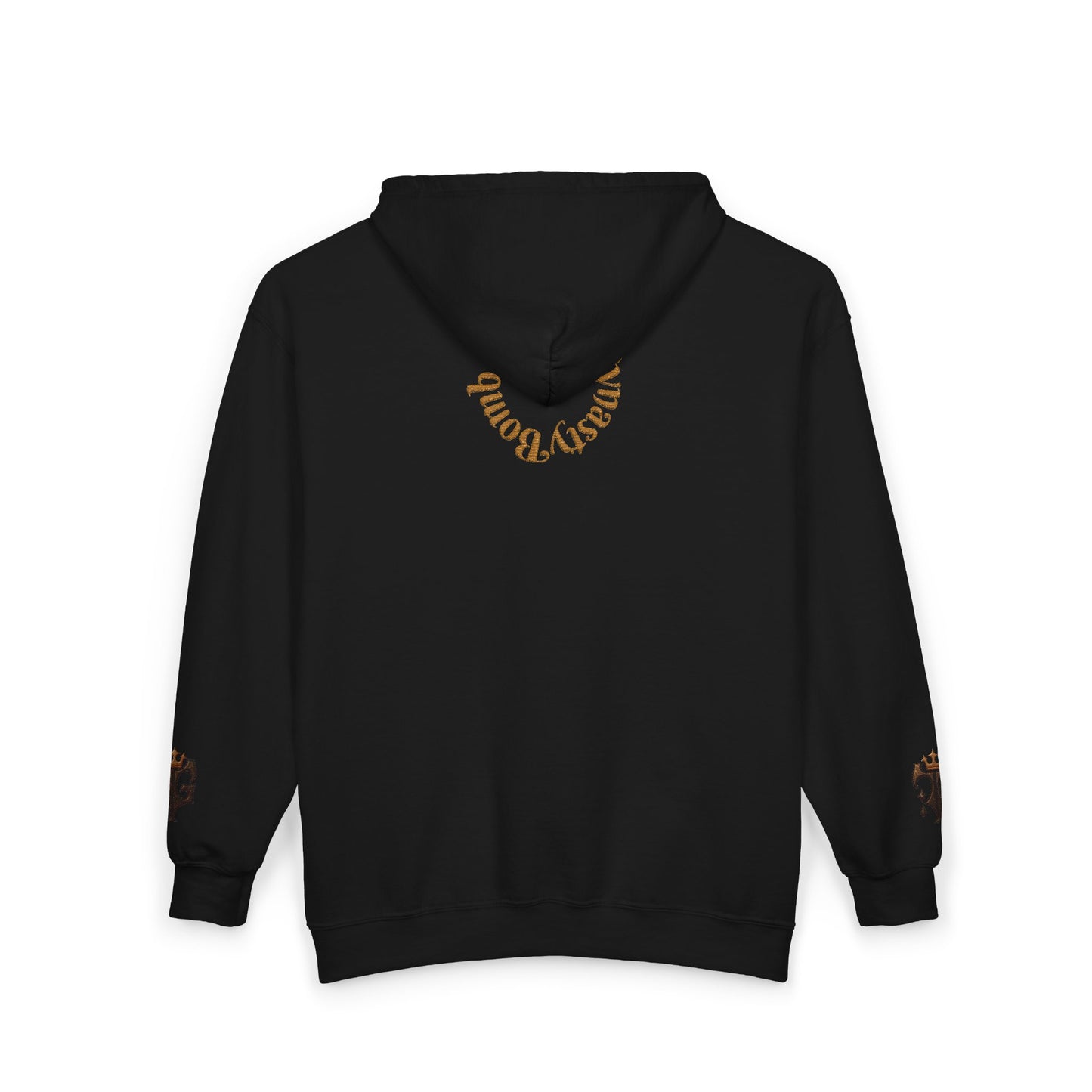 B.M.D Crowned Unisex Hoodie, Cool Full Zip Hoodie (logo 2)