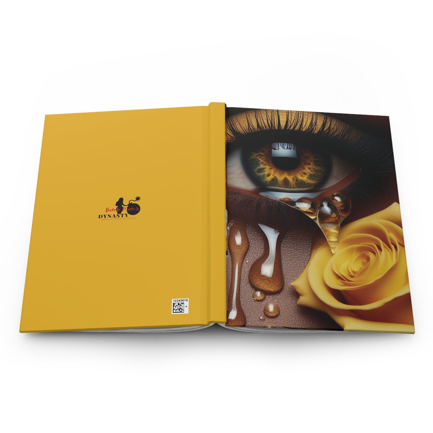 B.M.D TEARS that grew the ROSE Hardcover Journal Matte (edition 11 yellow)