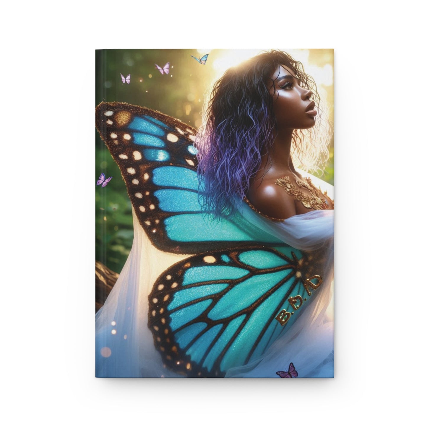 B.M.D Butterfly Journal, Transformation Diary, Beautiful Notebook, Personal Growth Gift, Inspirational Journal, Empowerment (pic 2 turq)