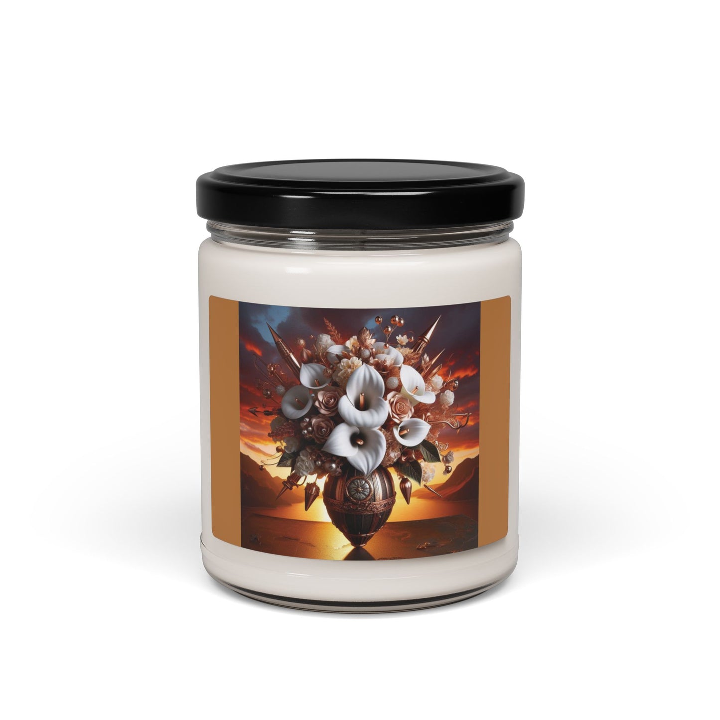B.M.D Elegant Scented Soy Candle 9oz (2 short)