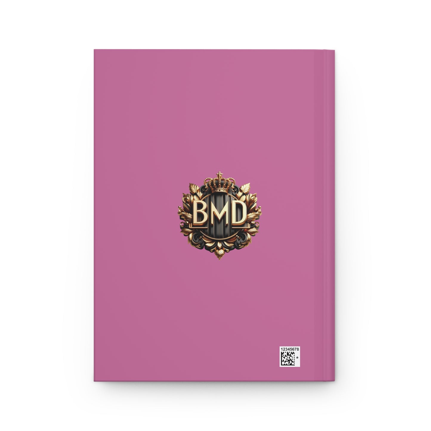 B.M.D Reading Girl Hardcover Journal Matte, Book Lover Notebook, Writer's Diary, Literary Gift, Stationery Set (pic 2 light pink)