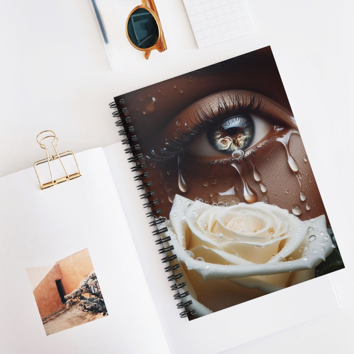 B.M.D TEARS that grew the ROSE Notebook- Edition 5(white)