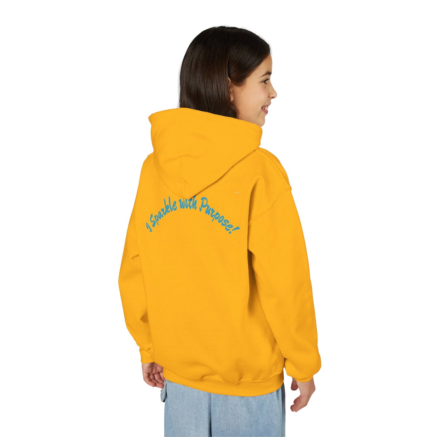 B.M.D Whimsical Unicorn Youth Hoodie, Adorable Kids Sweatshirt, Perfect for Birthdays, Gift for Unicorn Lovers, Cozy Pullover