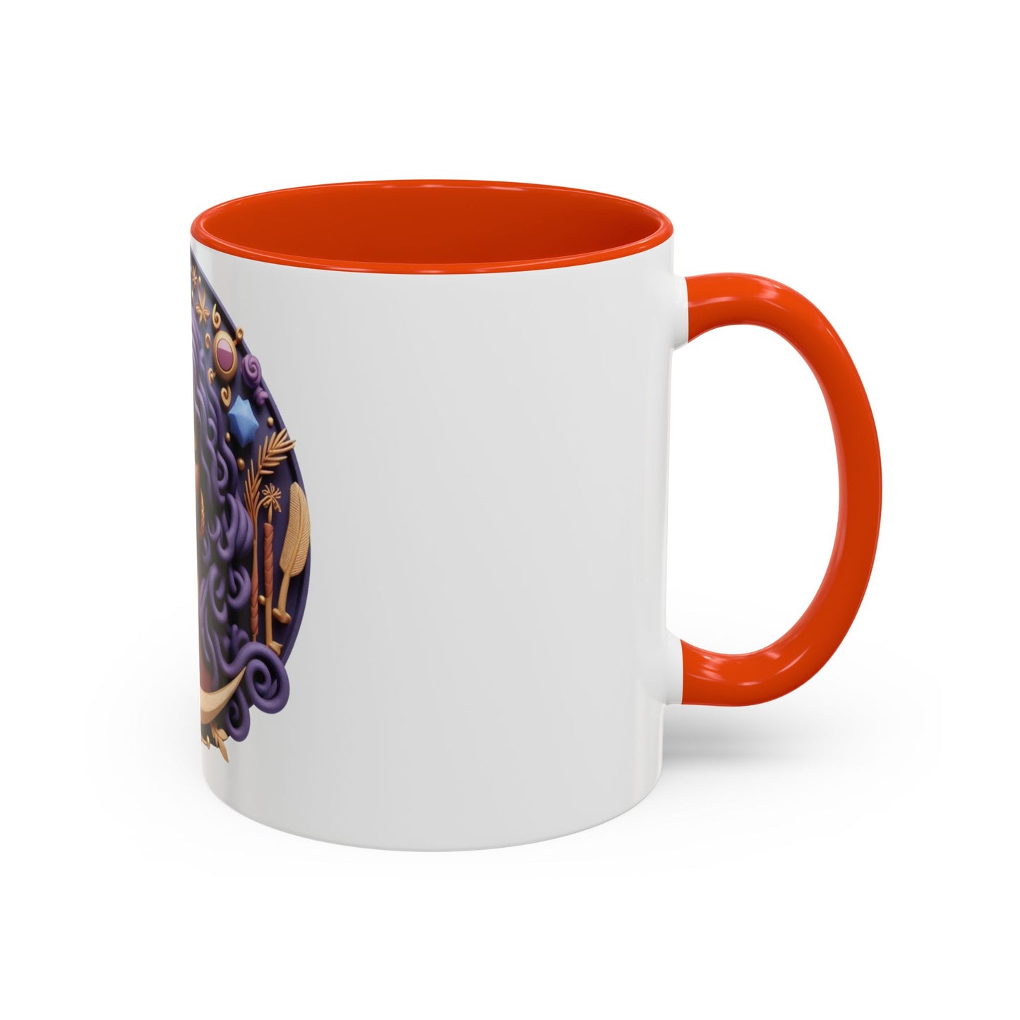 B.M.D Colorful Moon Goddess Mug - Bohemian Coffee Cup, Celestial Art Drinkware, Unique Gift for Her, Astrology Lover, 11oz & 15oz Varieties