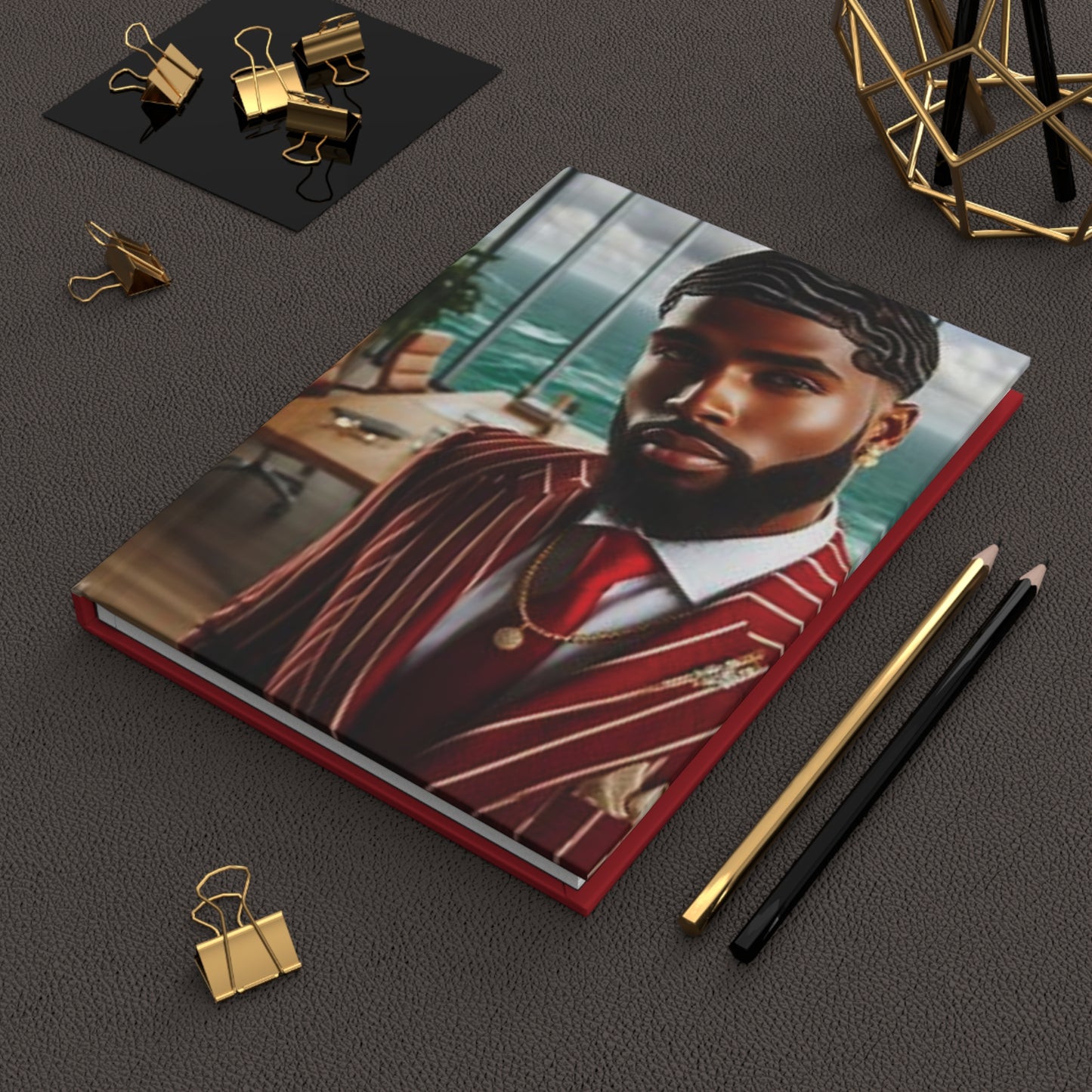 B.M.D Sleek Hardcover Journal for Ambitious Minds (men's edition 2) Stylish Writing Notebook, Personalized Diary, Business Planner, Inspirational Gift