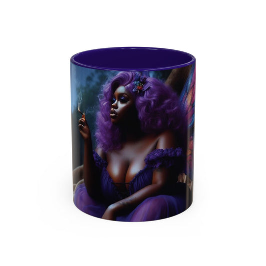 B M.D Colorful Fairy Design Mugs | Enchanted Coffee Mug, Gift for Fantasy Lovers, Unique Home Decor, Magical Drinkware, Butterfly Art