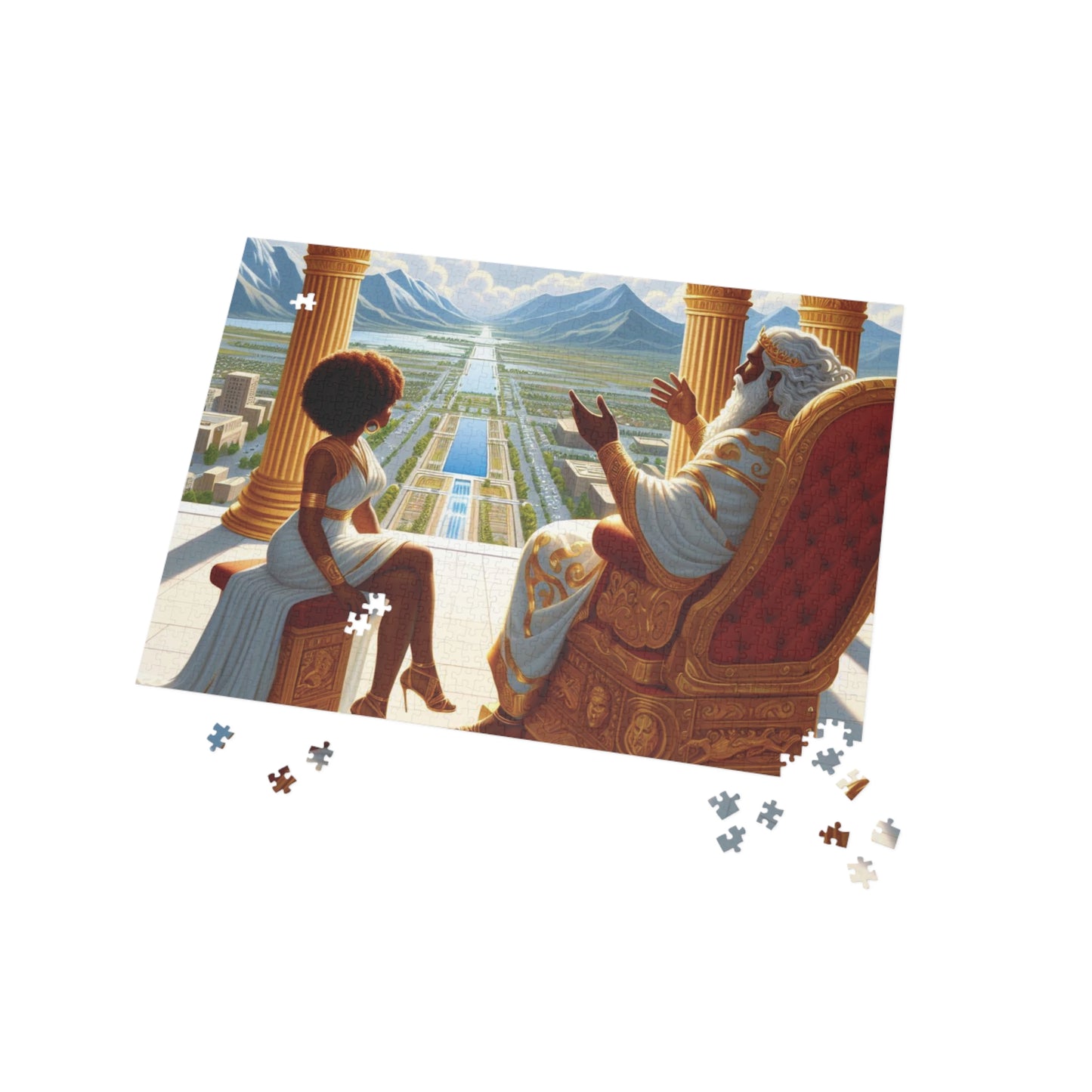 Jigsaw Puzzle, B M D God and Me Puzzle (96, 252, 500, 1000-Piece), Relaxing Activity, Christian Gift, Family Bonding, Educational Toy,