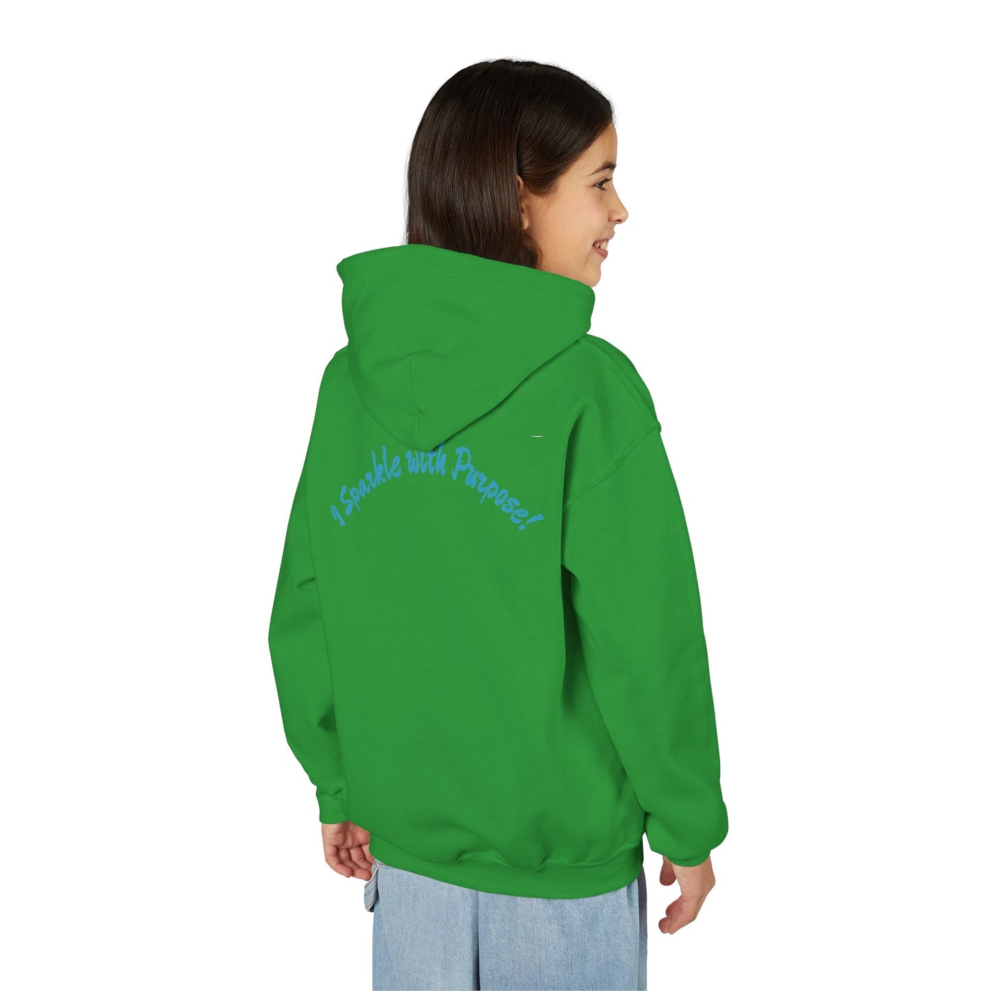 B.M.D Whimsical Unicorn Youth Hoodie, Adorable Kids Sweatshirt, Perfect for Birthdays, Gift for Unicorn Lovers, Cozy Pullover