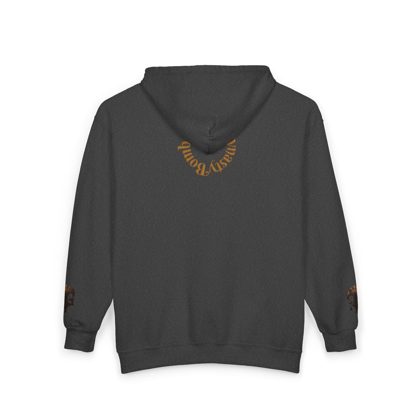 B.M.D Crowned Unisex Hoodie, Cool Full Zip Hoodie (logo 2)