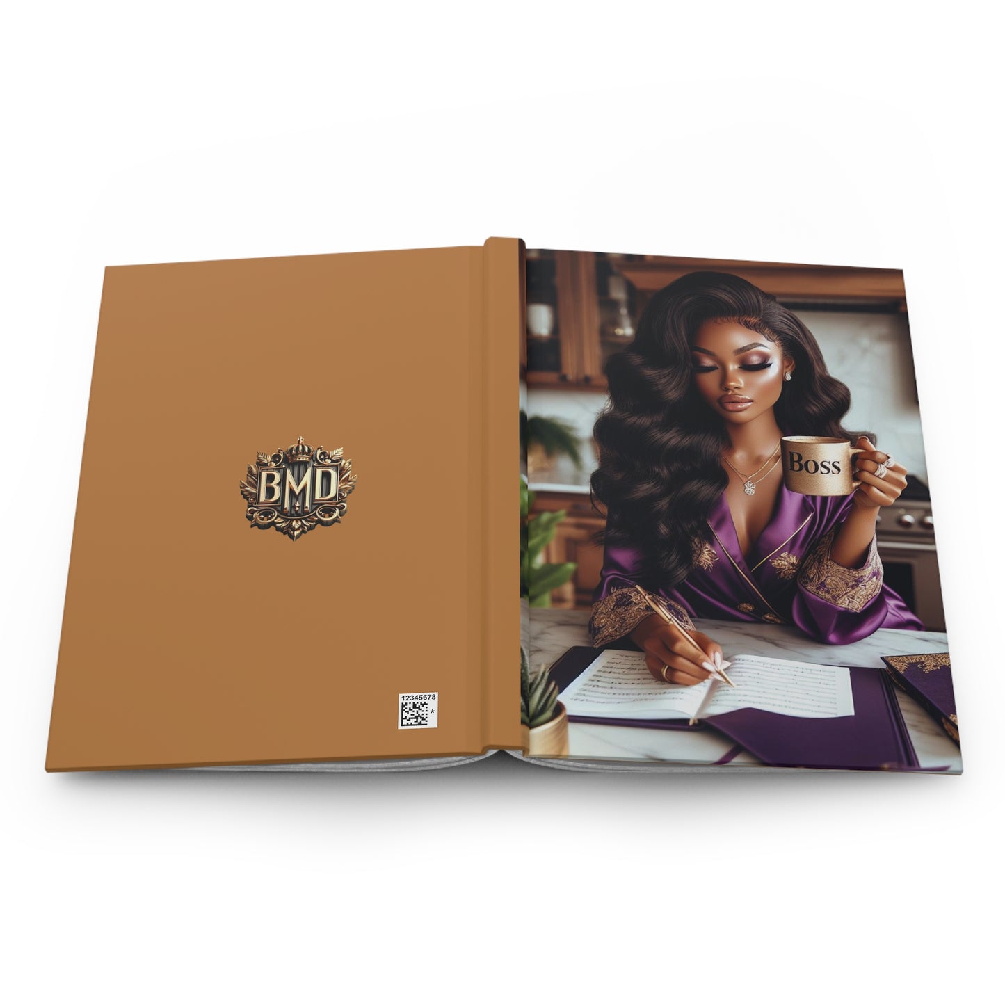 B.M.D Boss Babe, Chic Hardcover Journal