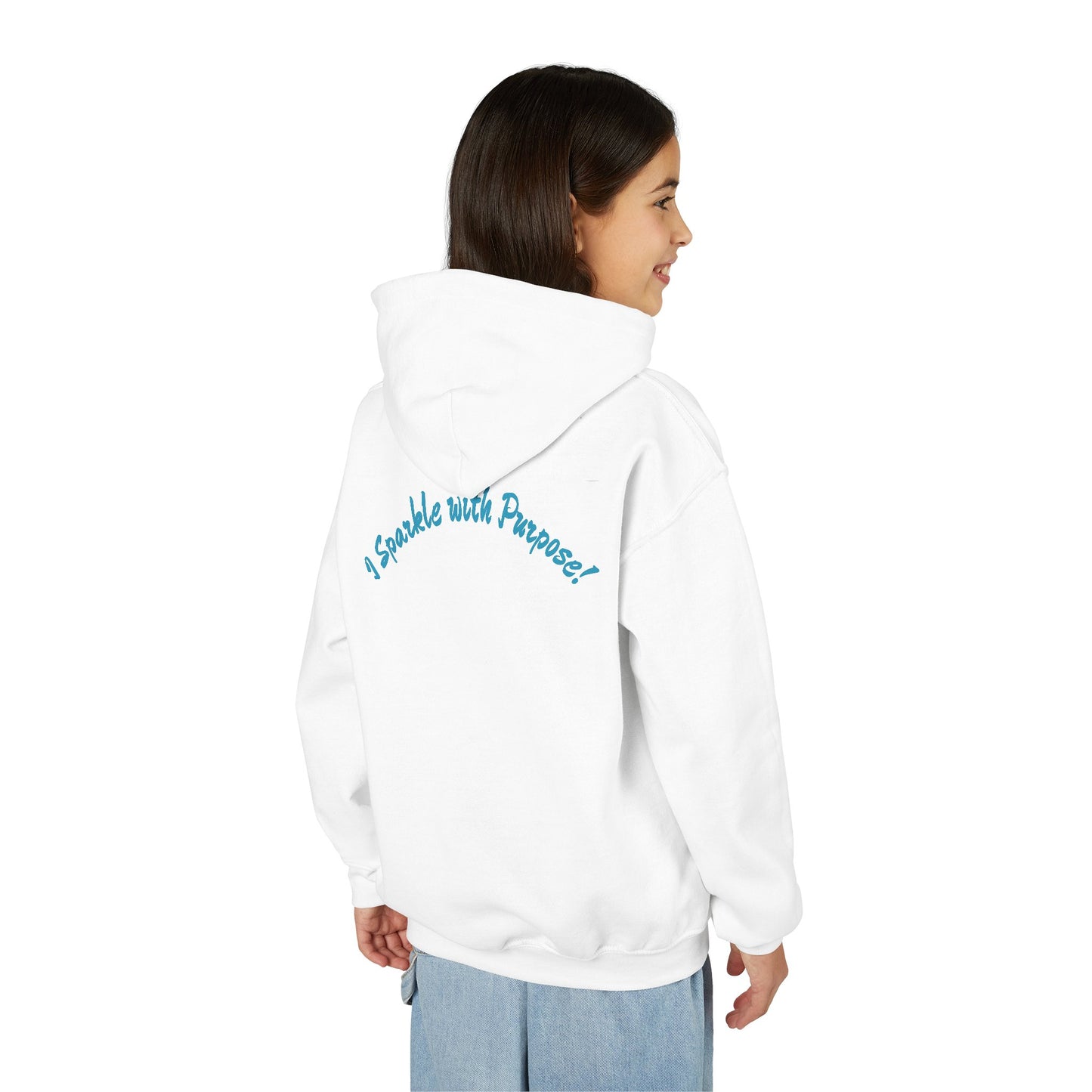 B.M.D Whimsical Unicorn Youth Hoodie, Adorable Kids Sweatshirt, Perfect for Birthdays, Gift for Unicorn Lovers, Cozy Pullover