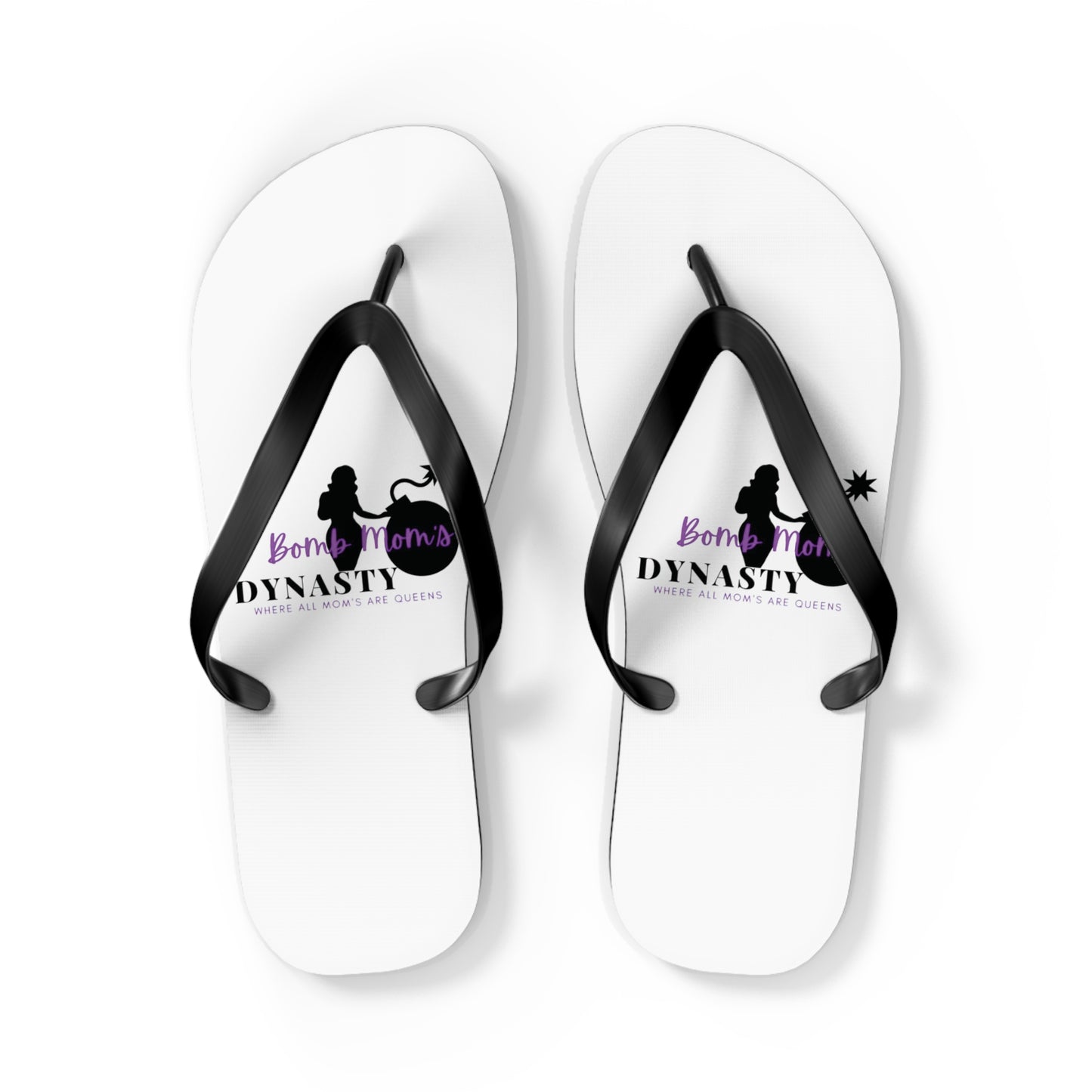 B.M.D Beach Dynasty Flip Flops, Summer Footwear, Casual Sandals, Vacation Essentials, Cute Beach Wear, Poolside Accessories (purple)