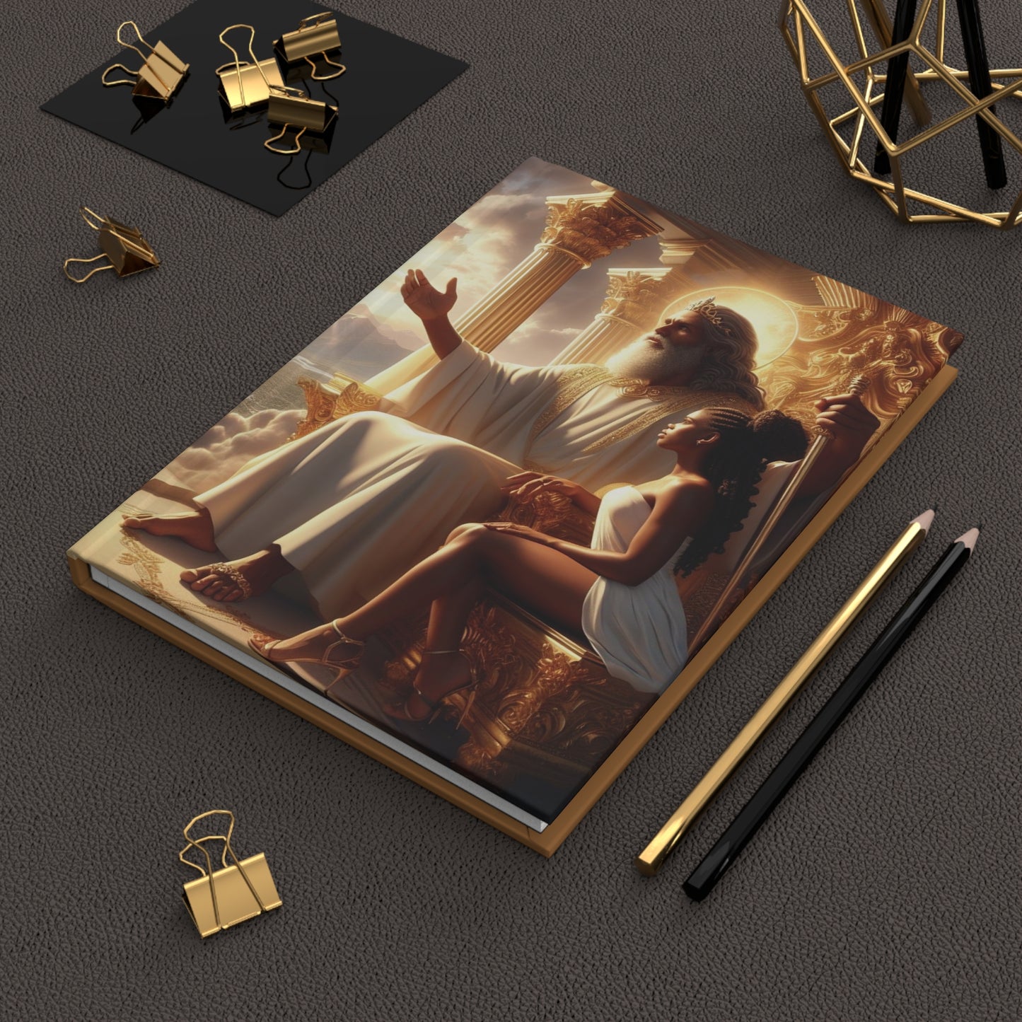 B.M.D God and Me Majestic Hardcover Journal for Creatives, Inspiration Journal, Gift for Writers, Artistic Notebook, Meditation and Reflection (pic 3)