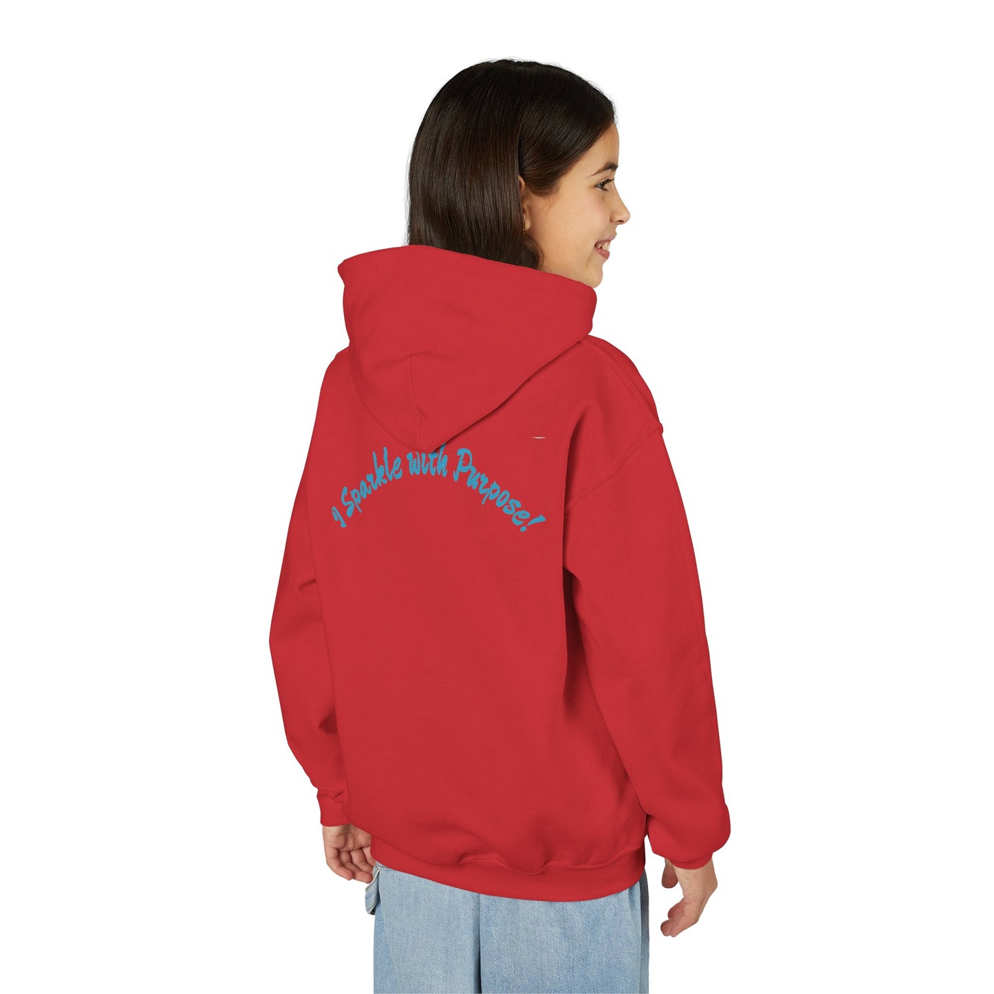 B.M.D Whimsical Unicorn Youth Hoodie, Adorable Kids Sweatshirt, Perfect for Birthdays, Gift for Unicorn Lovers, Cozy Pullover