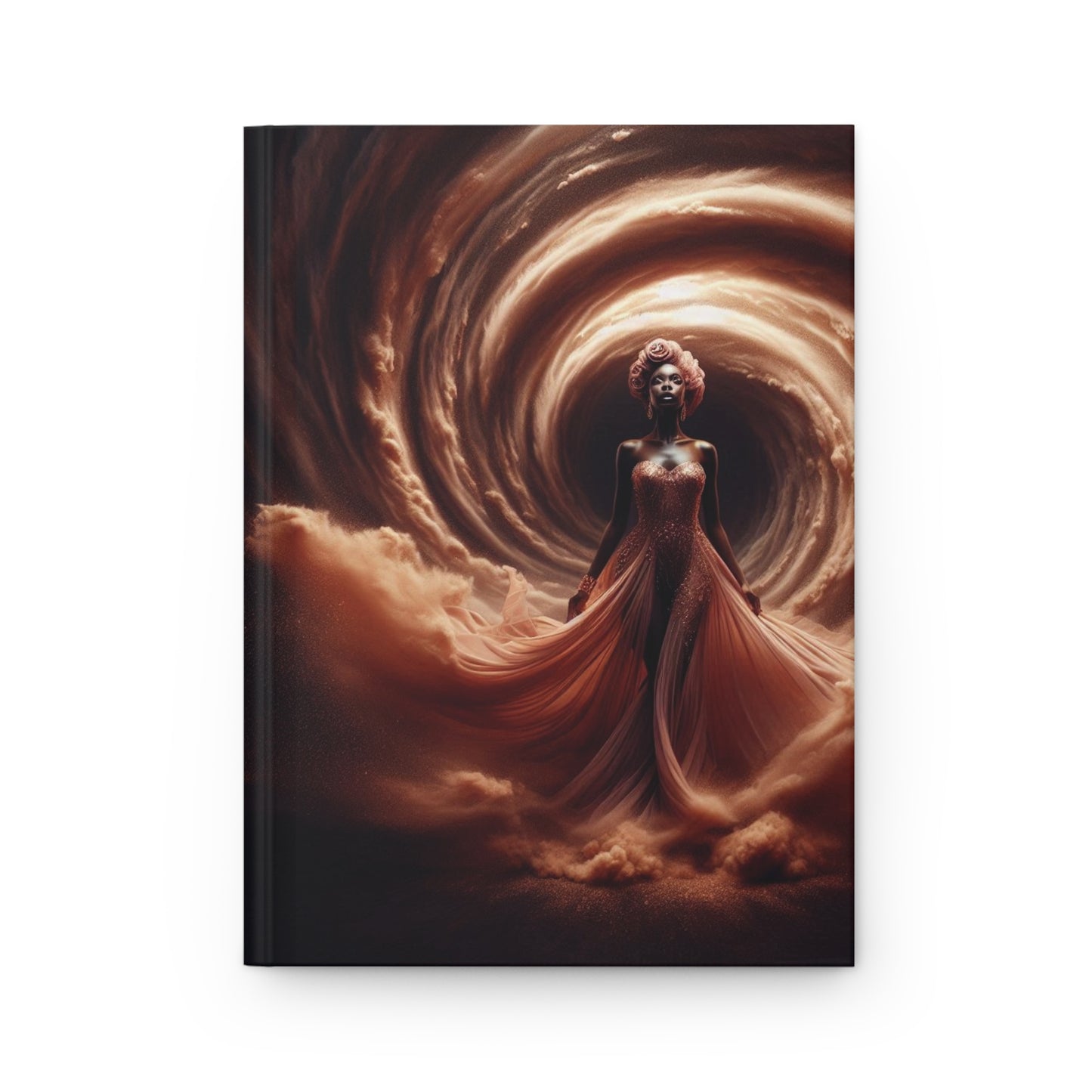B.M.D Powerful Woman Walking Through the Storm Effortlessly and Elegantly, Notebook, Diary, Writing Journal
