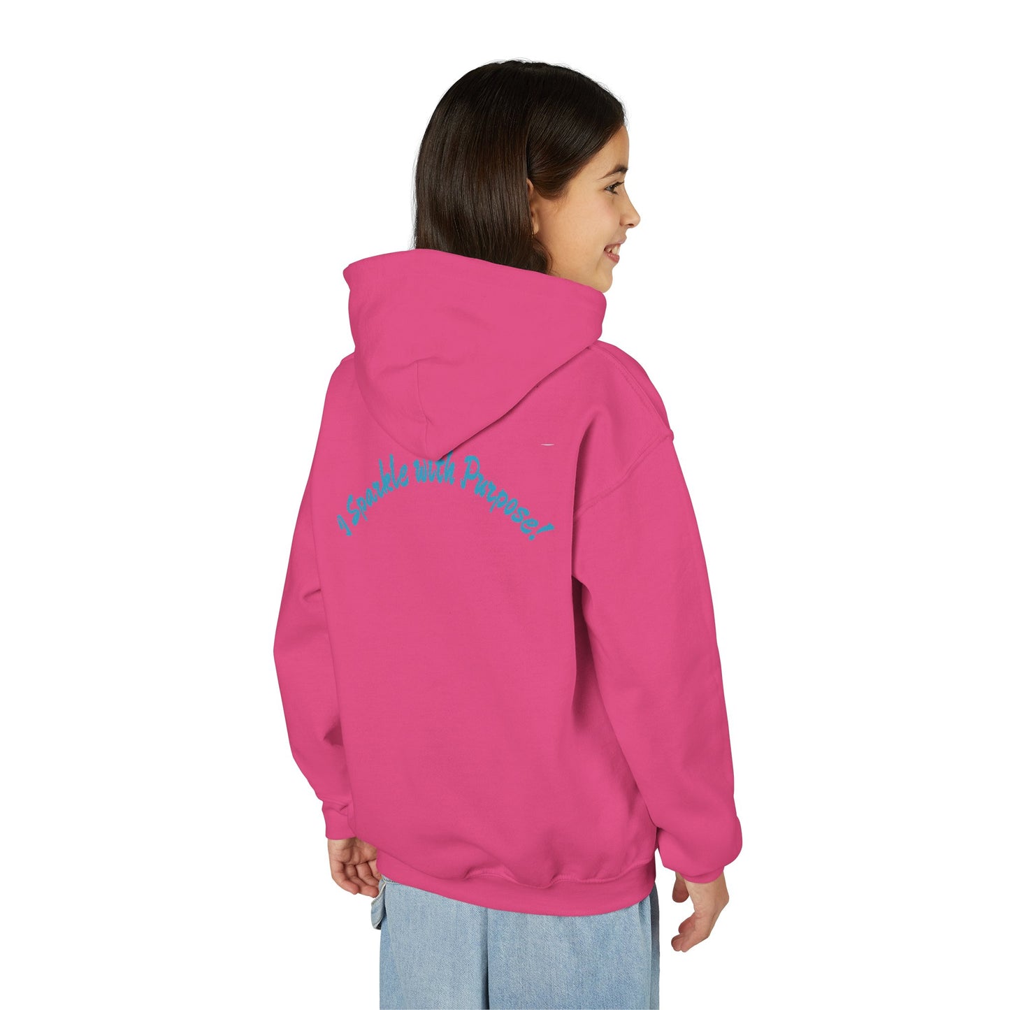 B.M.D Whimsical Unicorn Youth Hoodie, Adorable Kids Sweatshirt, Perfect for Birthdays, Gift for Unicorn Lovers, Cozy Pullover