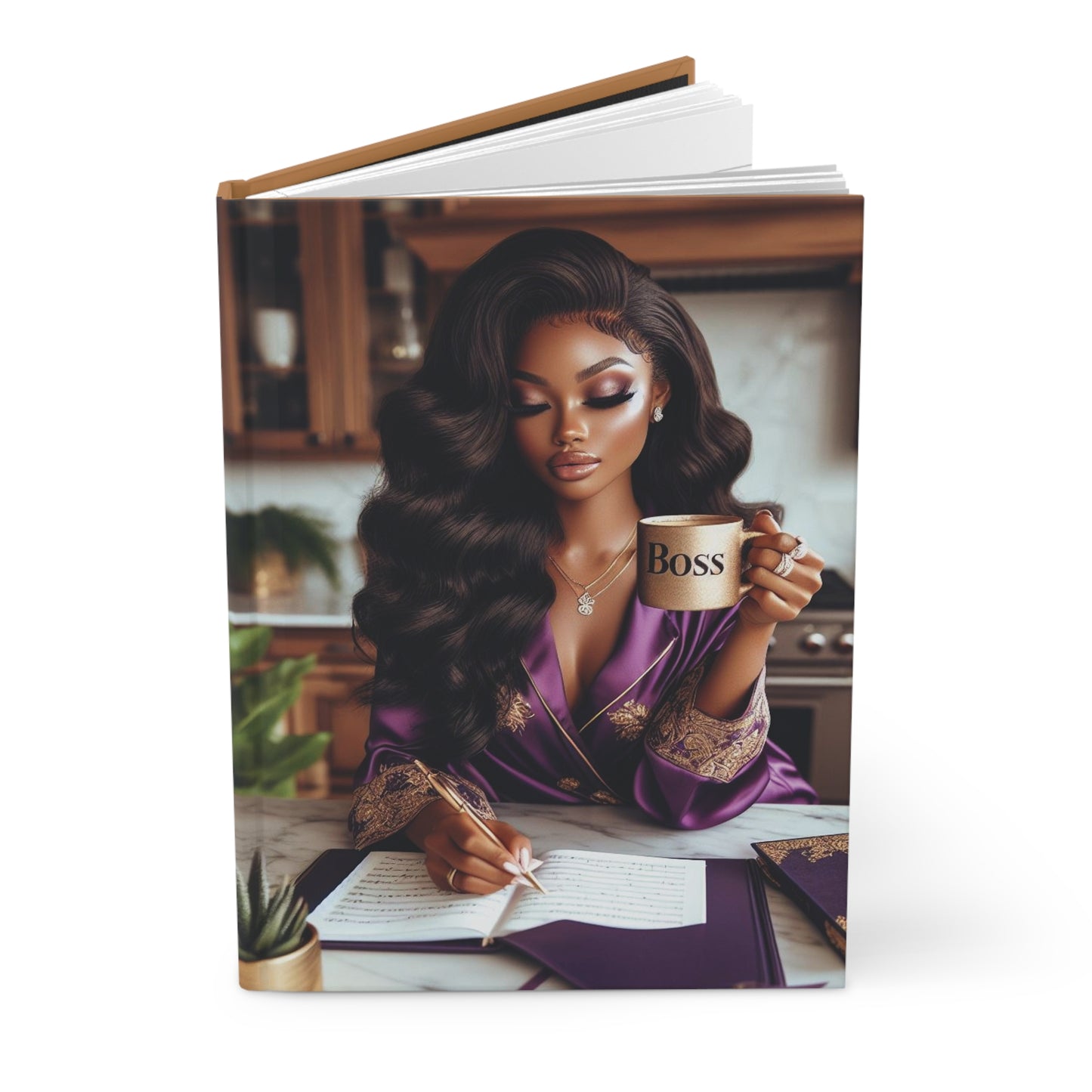 B.M.D Boss Babe, Chic Hardcover Journal