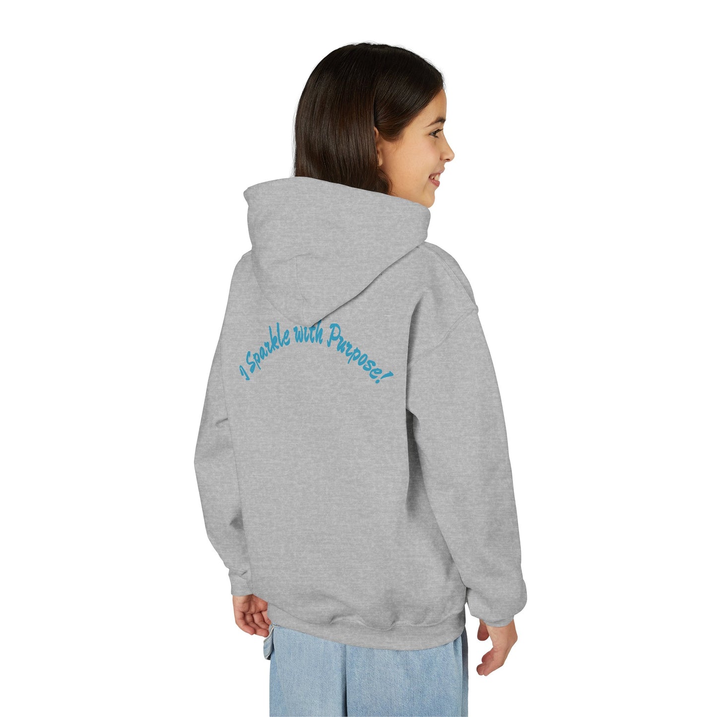 B.M.D Whimsical Unicorn Youth Hoodie, Adorable Kids Sweatshirt, Perfect for Birthdays, Gift for Unicorn Lovers, Cozy Pullover
