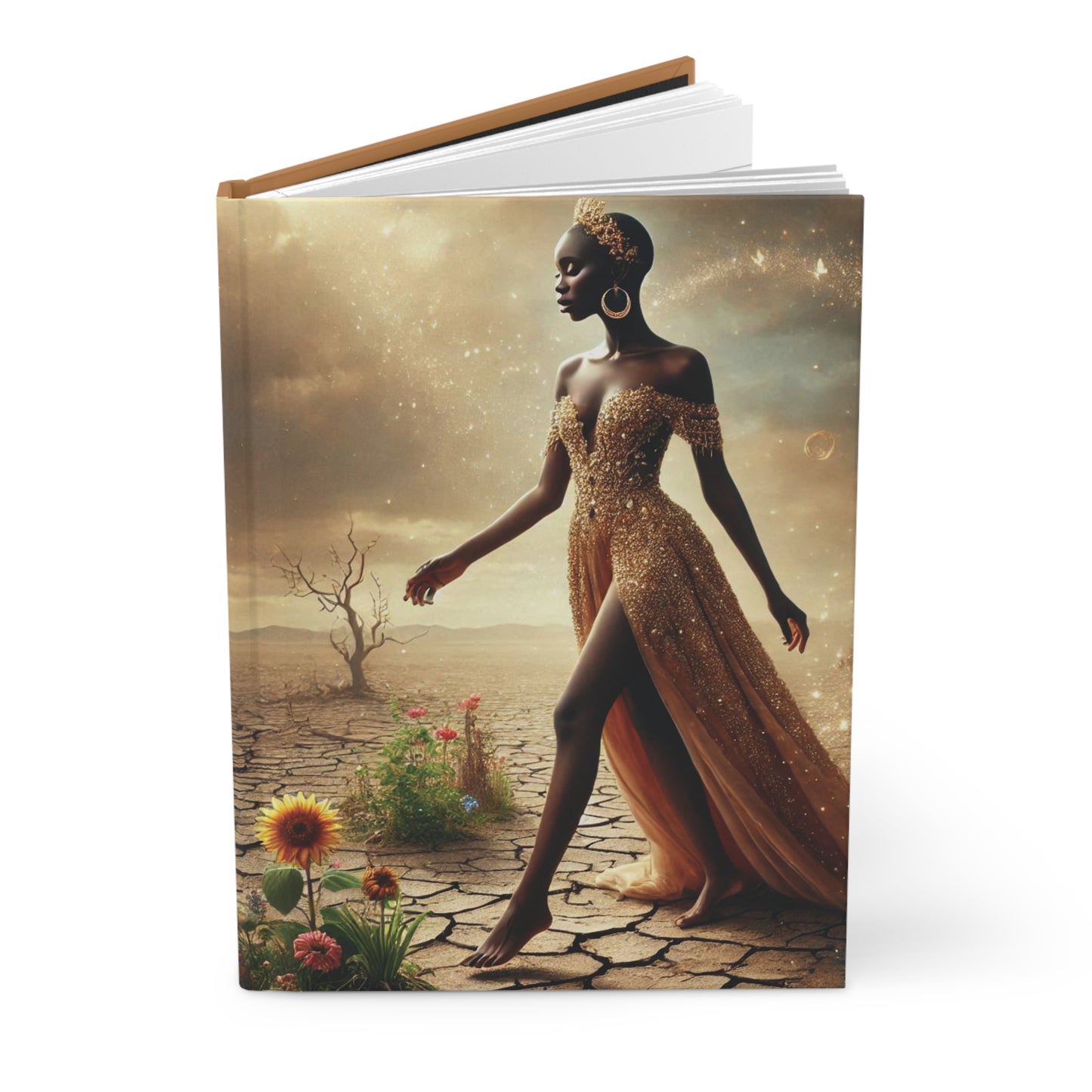 B.M.D Enchanted Fairy Hardcover Journal, Ethereal Journal for Dreamers, Gift for Writers, Fantasy Notebook, Magical Diary (pic 2)