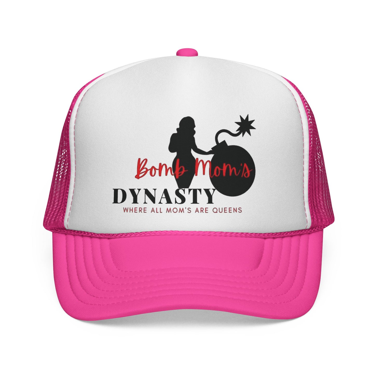 B.M.D Snapback Fitted Caps (pink)