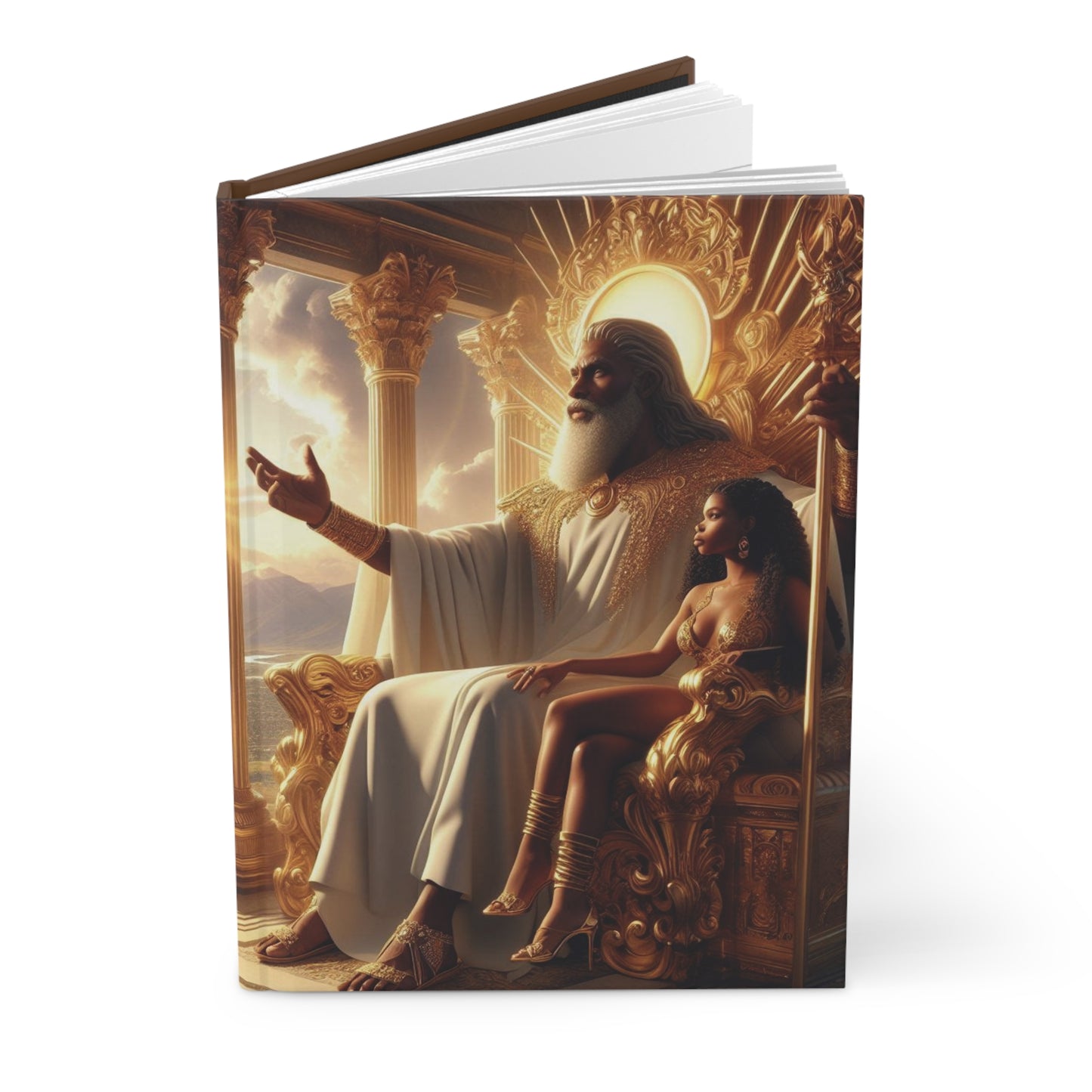 B.M.D God and Me Majestic Hardcover Journal for Creatives, Inspiration Journal, Gift for Writers, Artistic Notebook, Meditation and Reflection (pic 2)