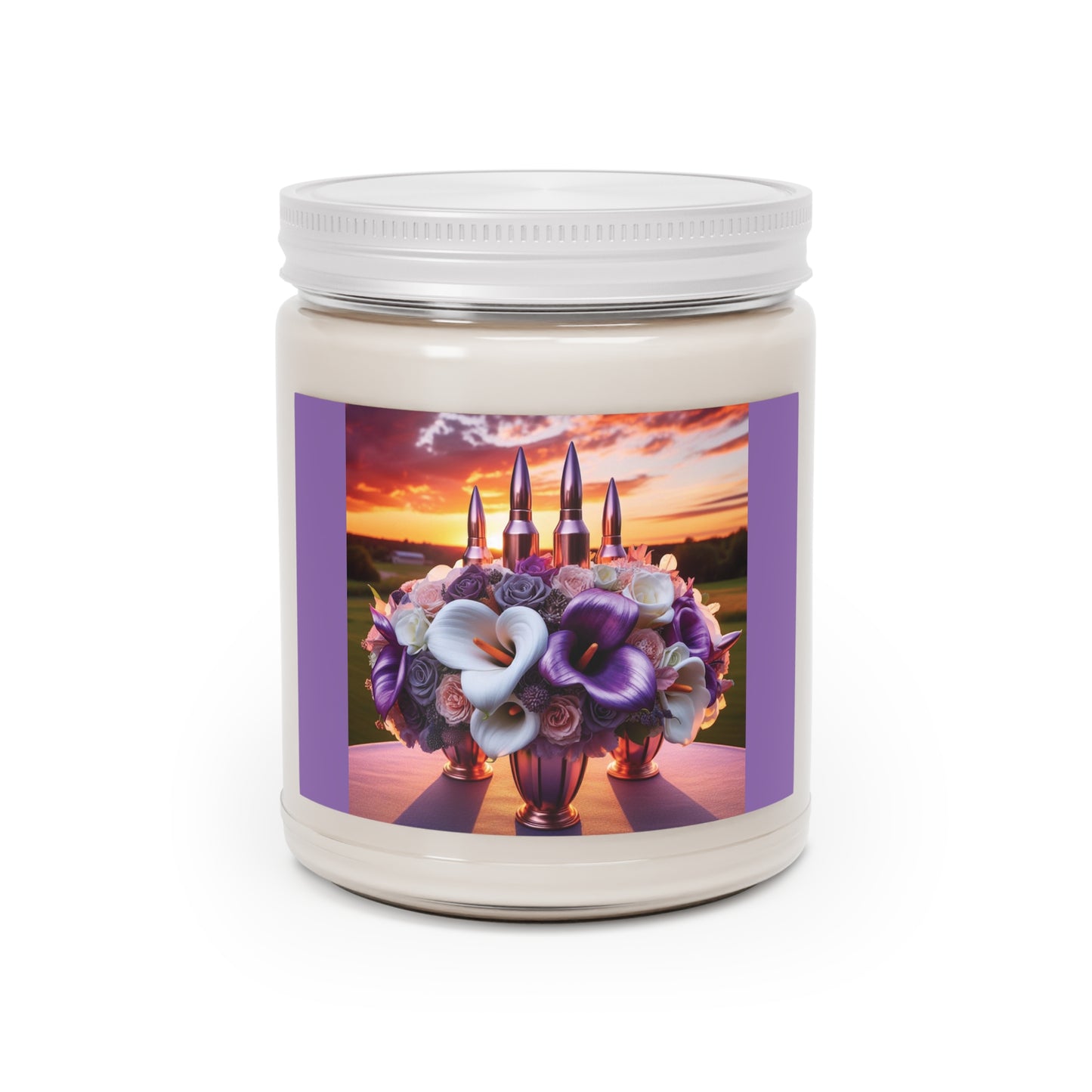 B.M.D Elegant Scented Candles, 9oz (6 short)