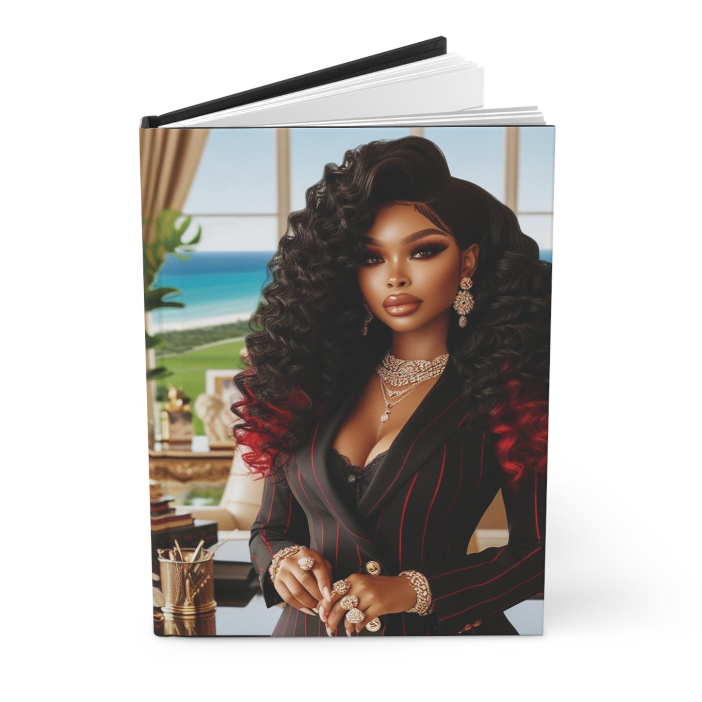 B.M.D Empowered Elegance Journal | Fashionista Notebook, Stylish Planner, Inspirational Diary, Gift for Her, Business Journal